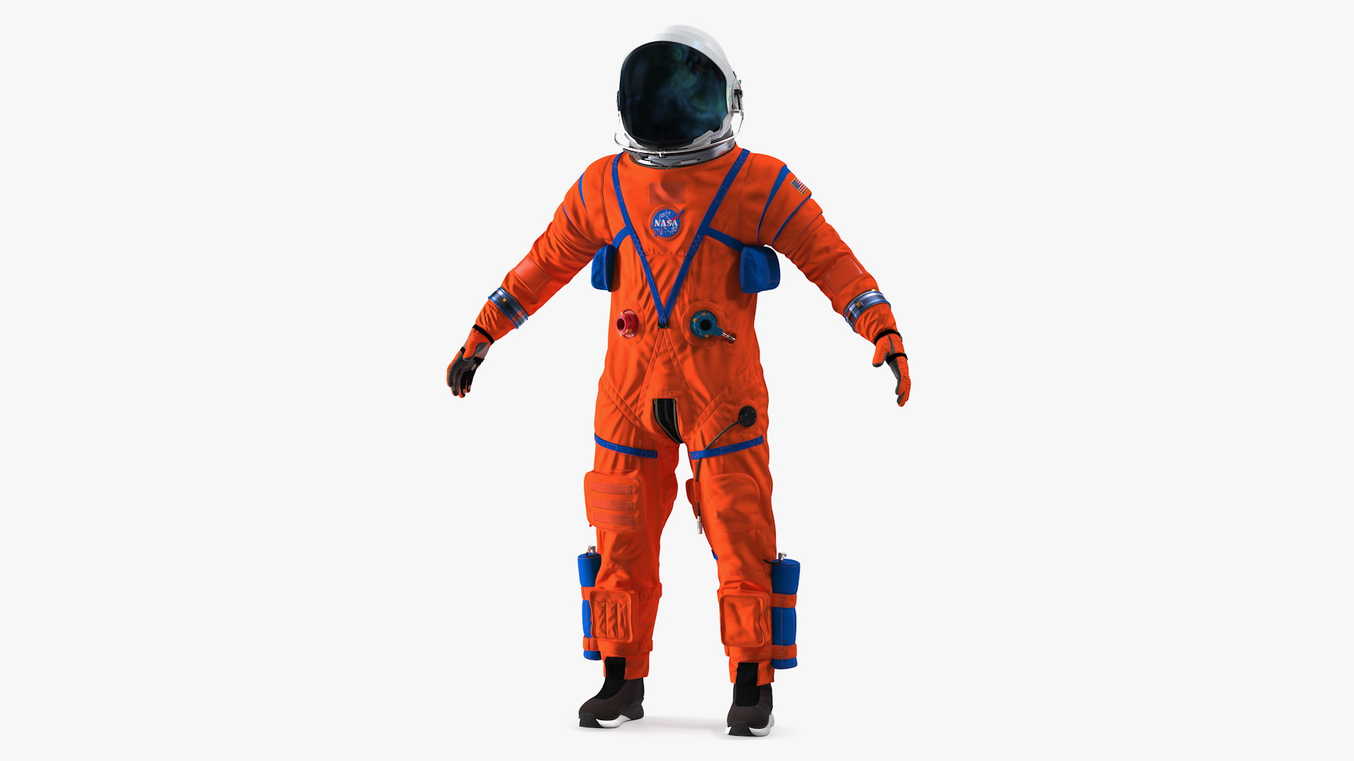 3D Orion Crew Survival System Spacesuit