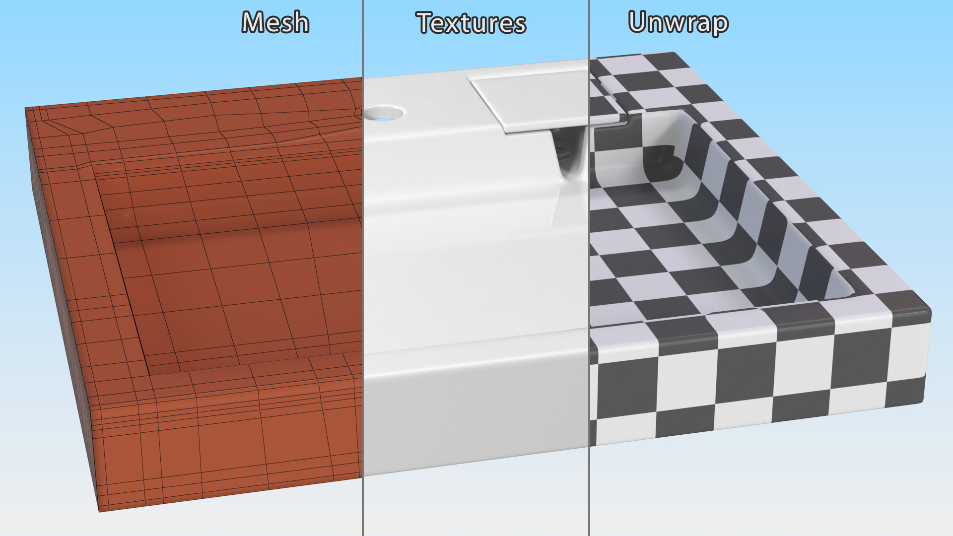 Sink for Washing Machine 3D model