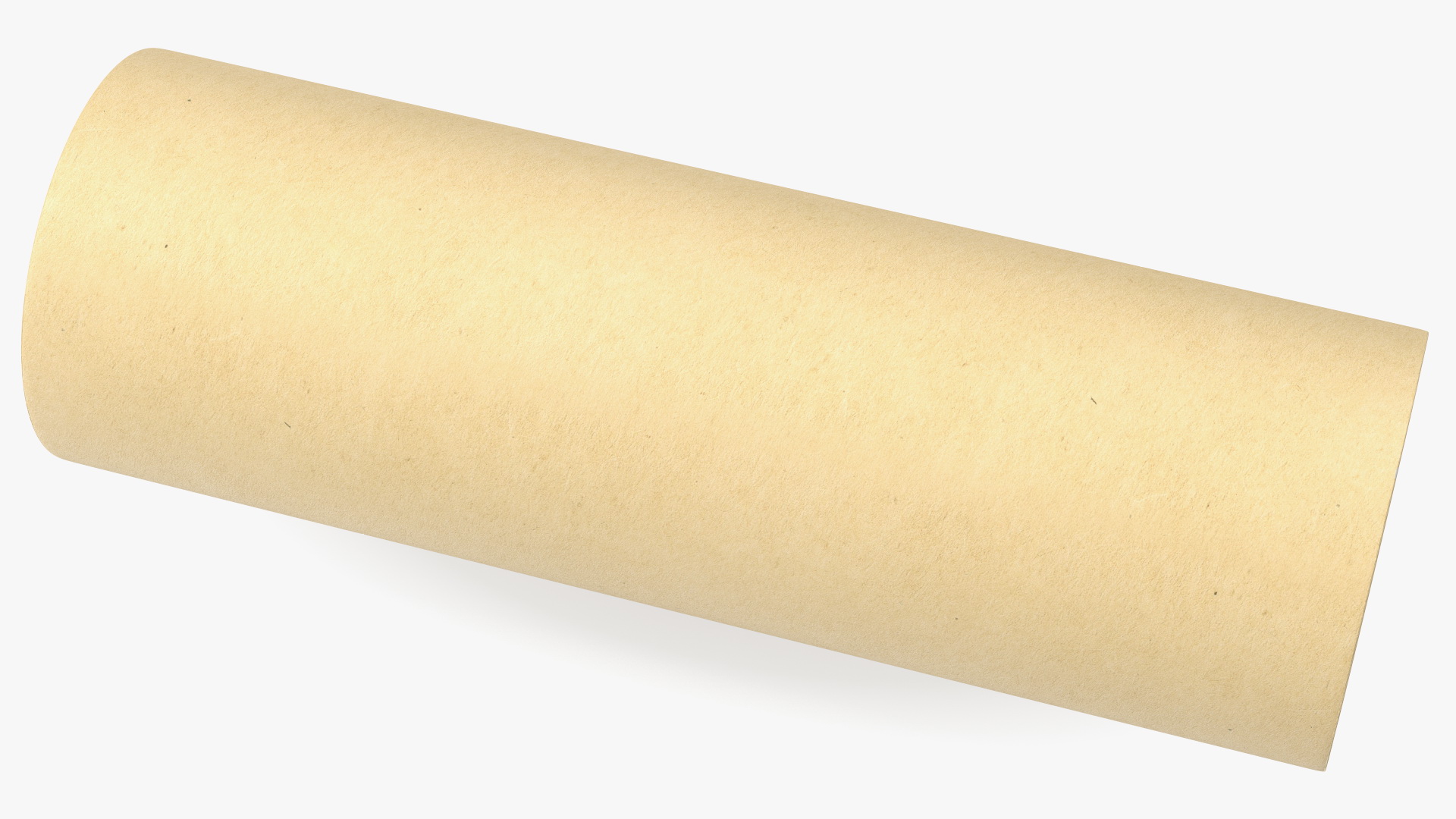 Paper Roll Yellow 3D