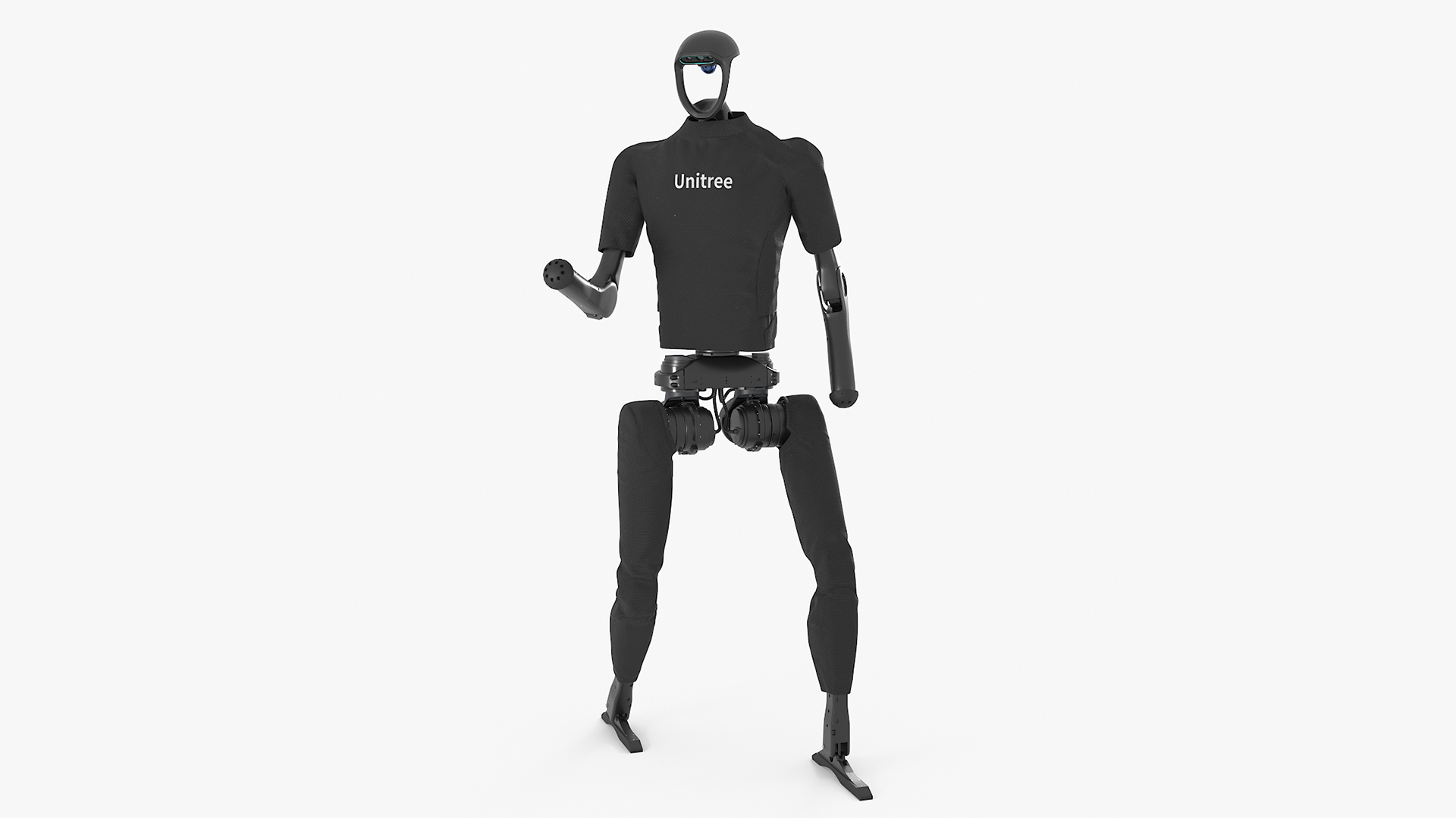 3D Unitree H1 Humanoid Robot Rigged for Maya