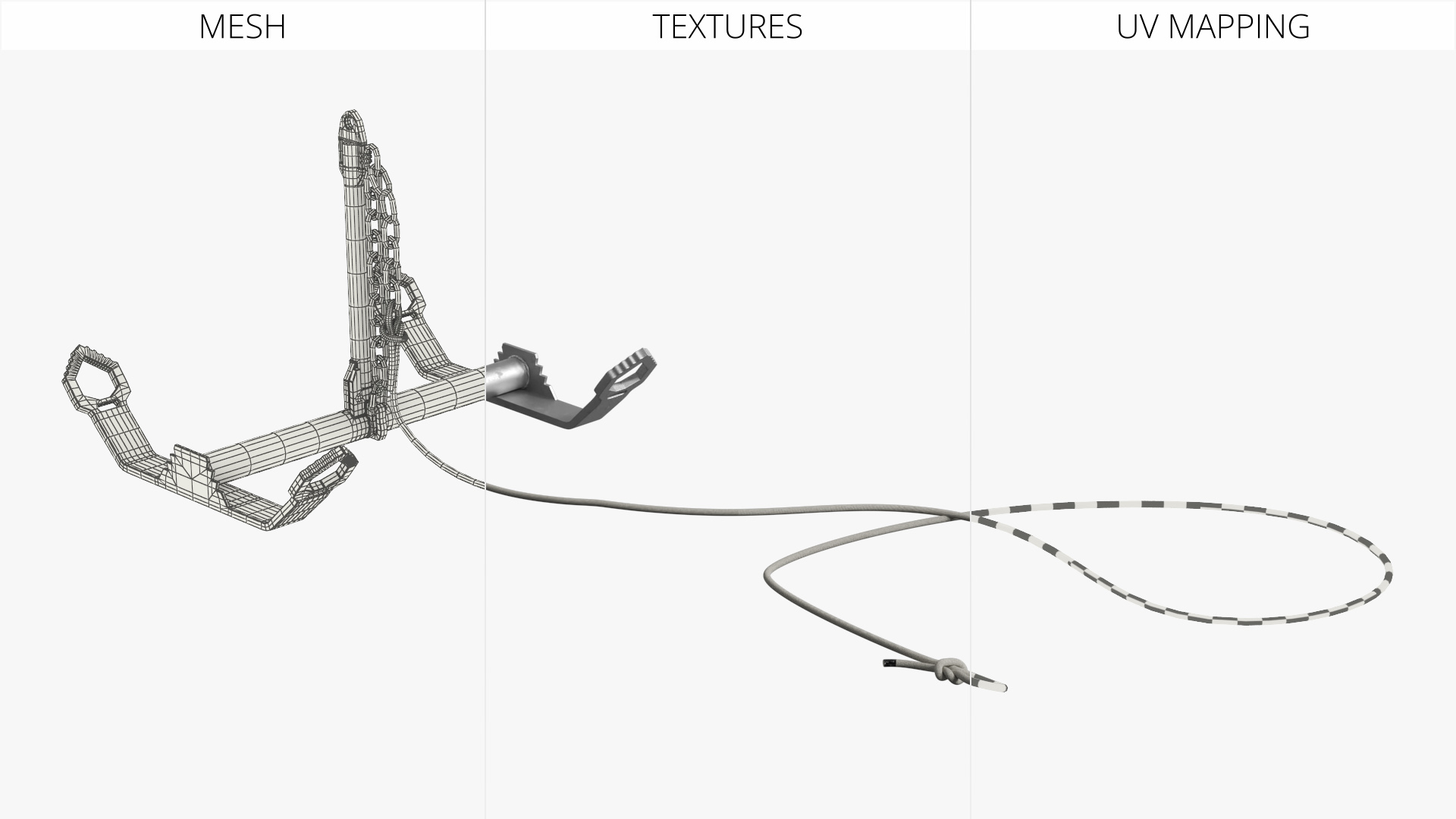 Marine Anchor with Mooring Rope - view 8