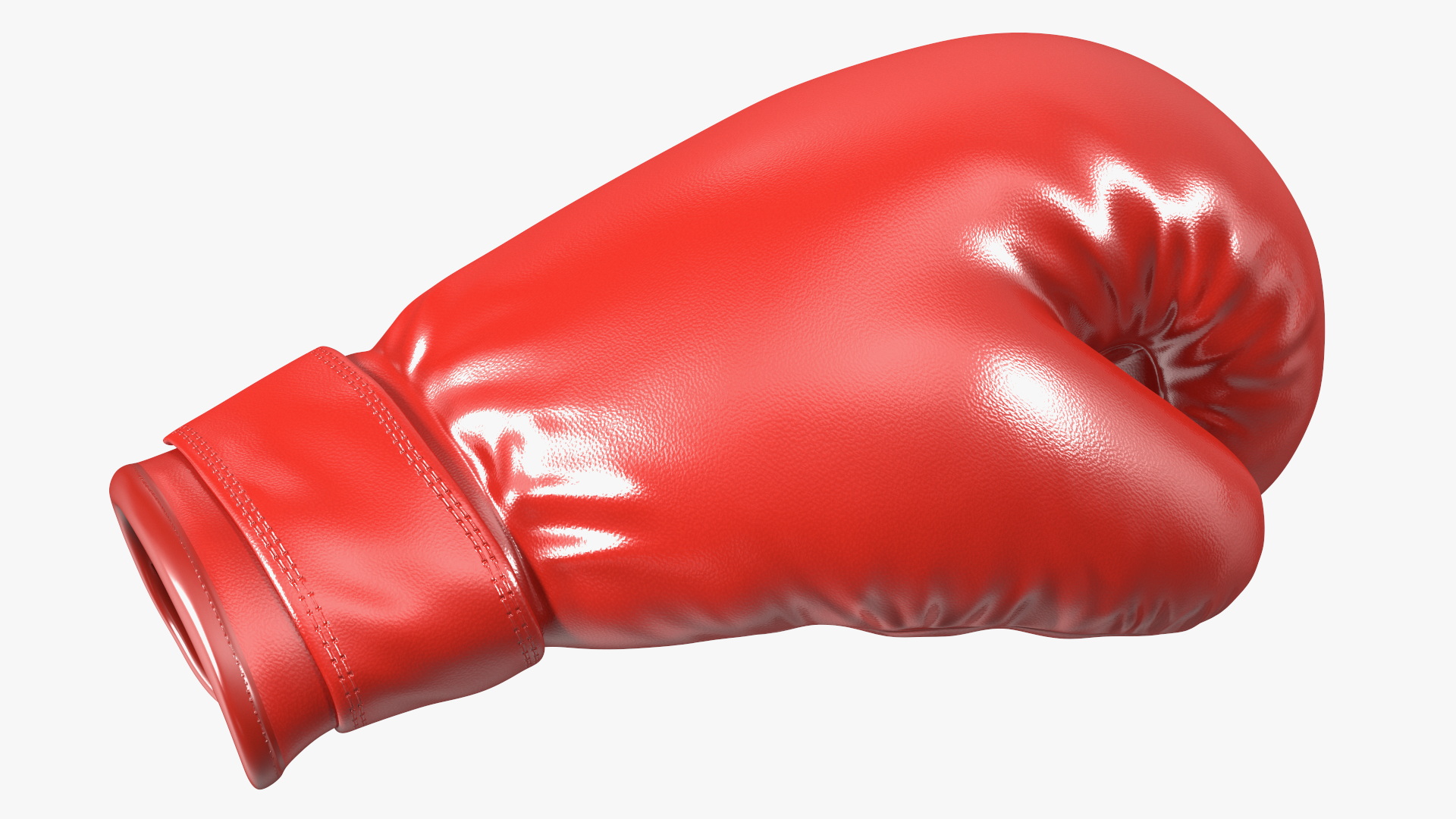 3D model Pair Of Red Boxing Gloves