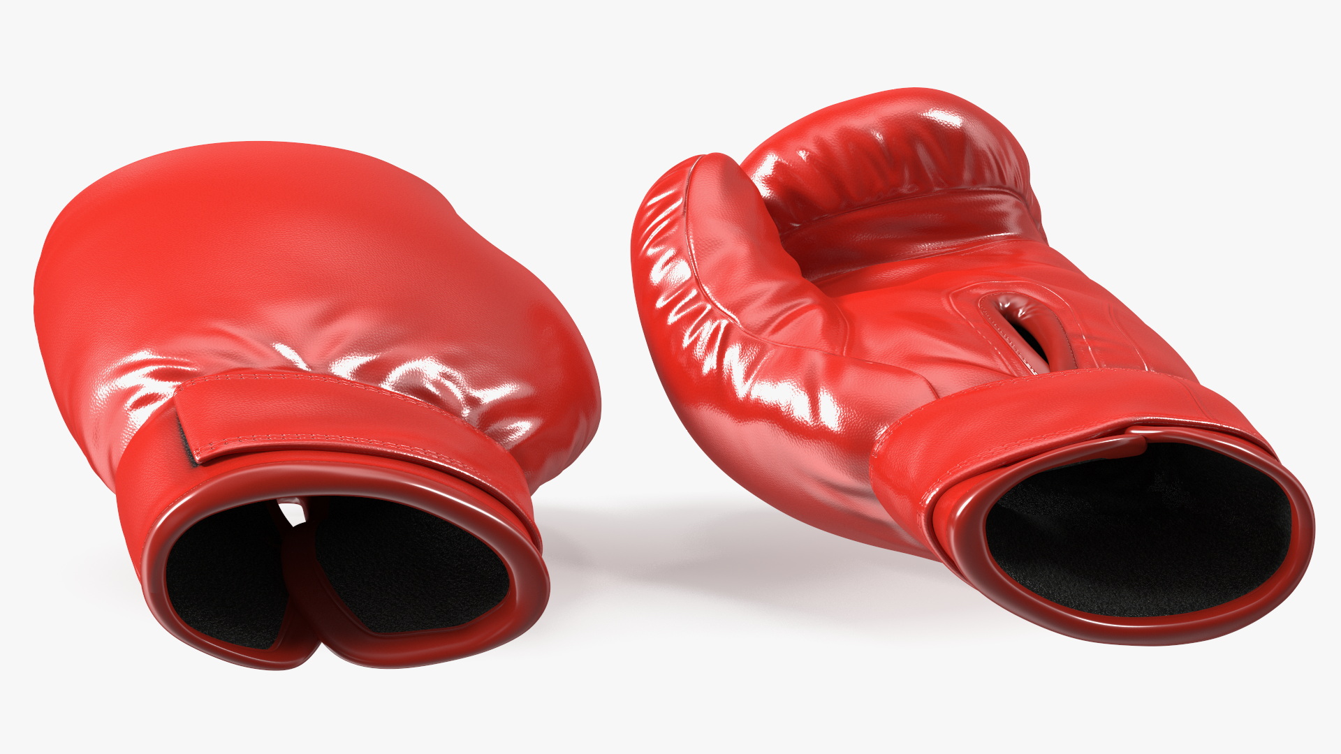 3D model Pair Of Red Boxing Gloves