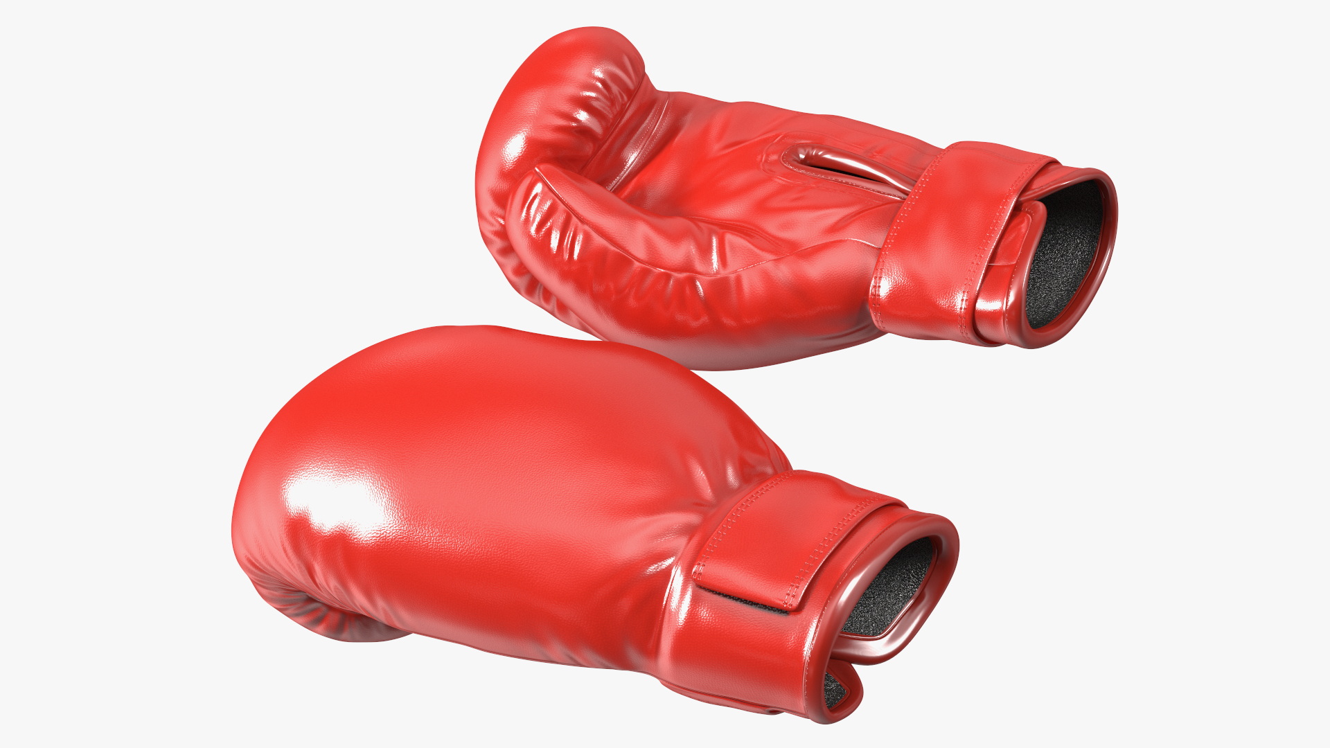3D model Pair Of Red Boxing Gloves