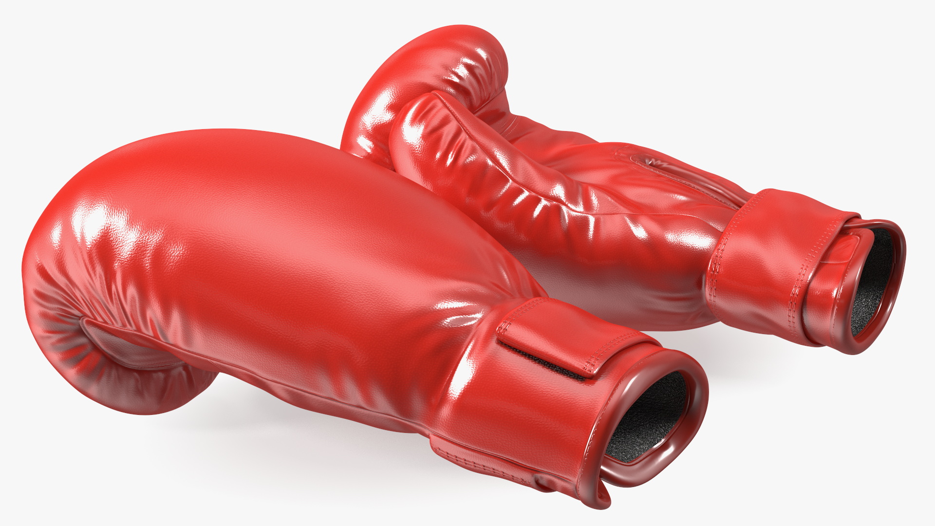 3D model Pair Of Red Boxing Gloves