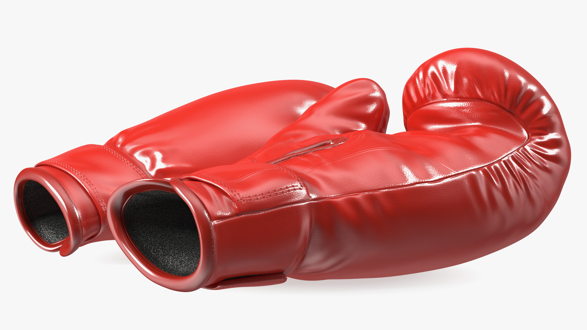 3D model Pair Of Red Boxing Gloves
