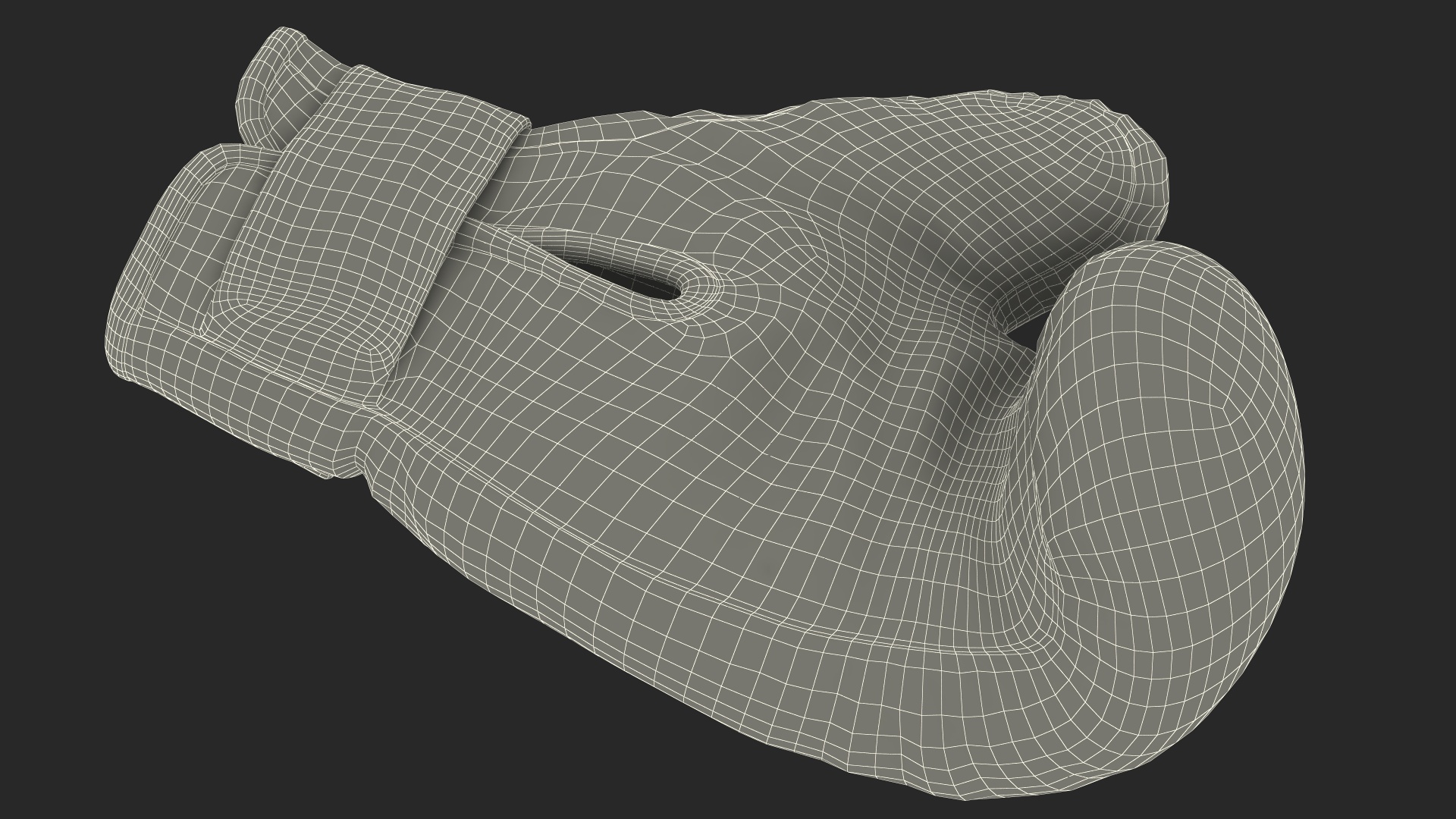 3D model Pair Of Red Boxing Gloves