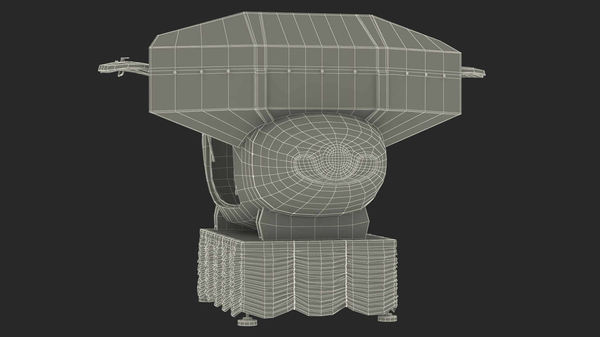 Flight Simulator Sennheiser BOT SC07 Rigged for Maya 3D