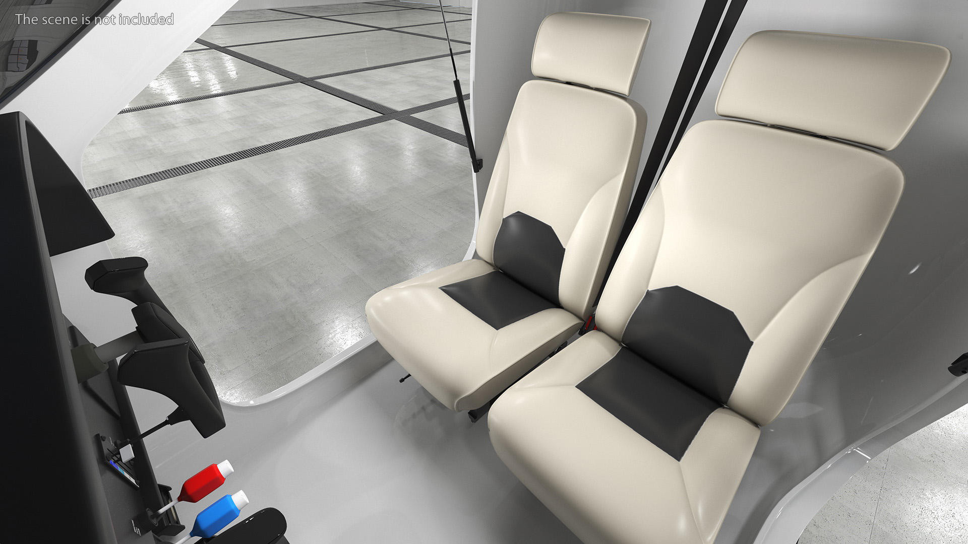 Flight Simulator Sennheiser BOT SC07 Rigged for Maya 3D