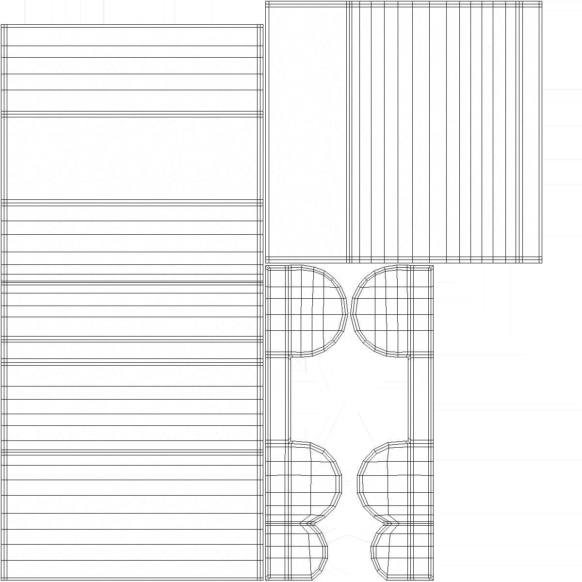 3D Architectural Molding Gypsum Type 16
