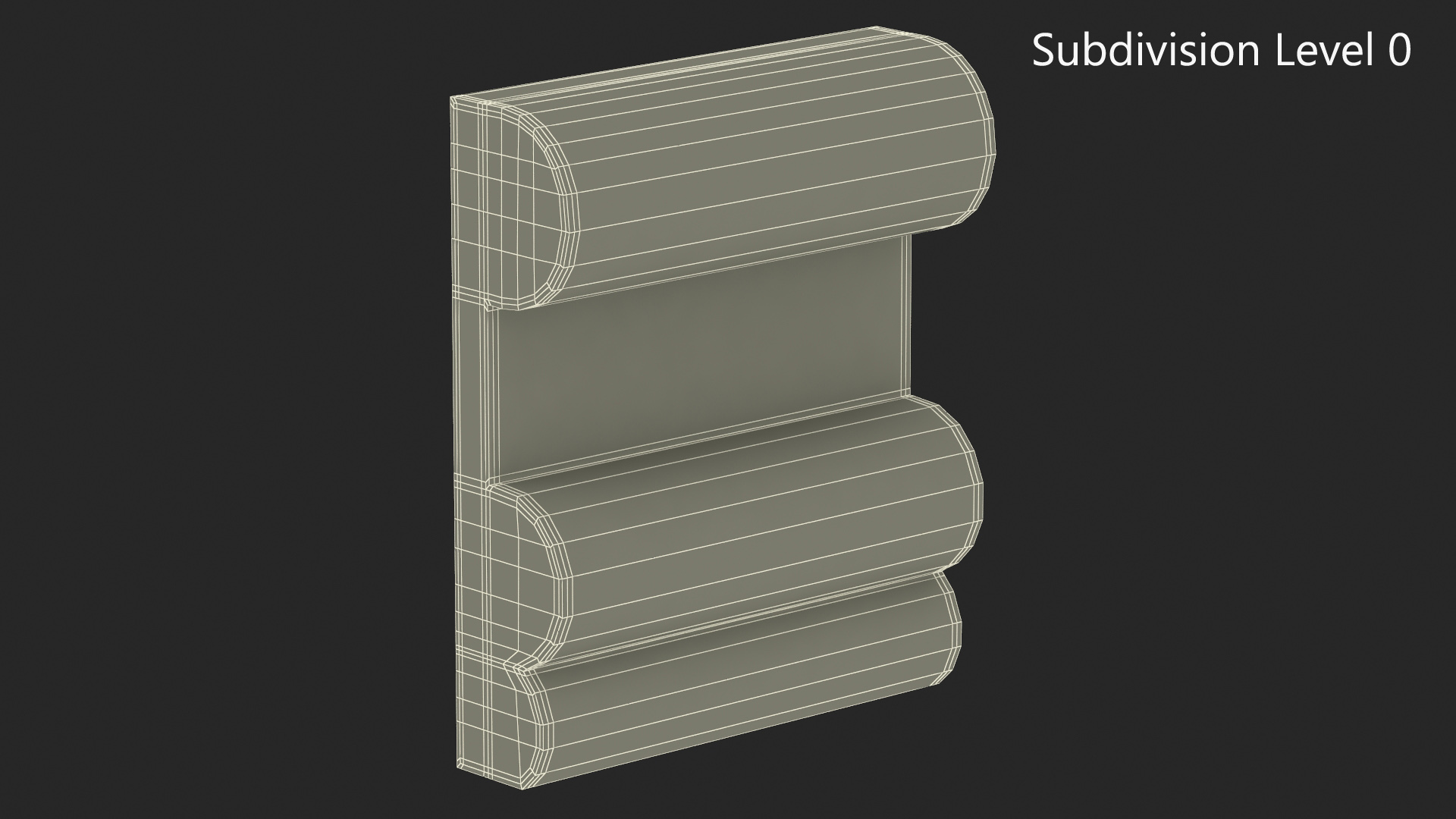 3D Architectural Molding Gypsum Type 16