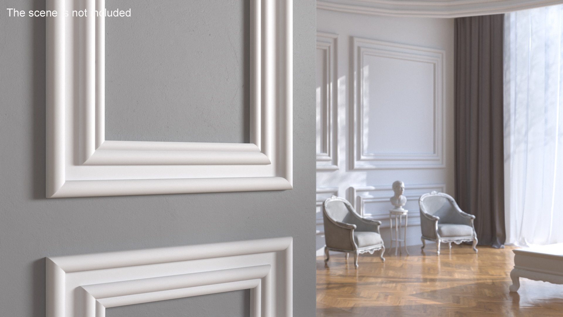 3D Architectural Molding Gypsum Type 16