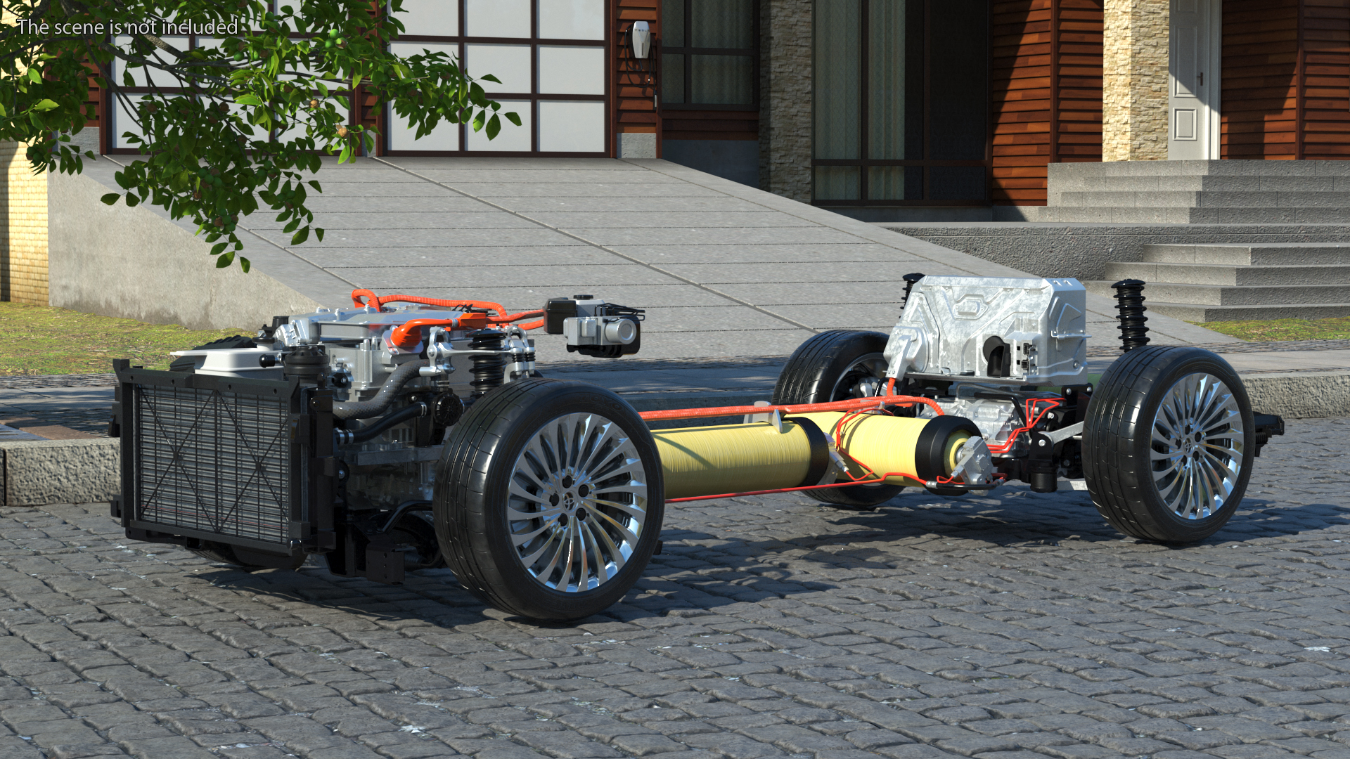 3D Toyota Mirai Hydrogen Fuel Cell System model
