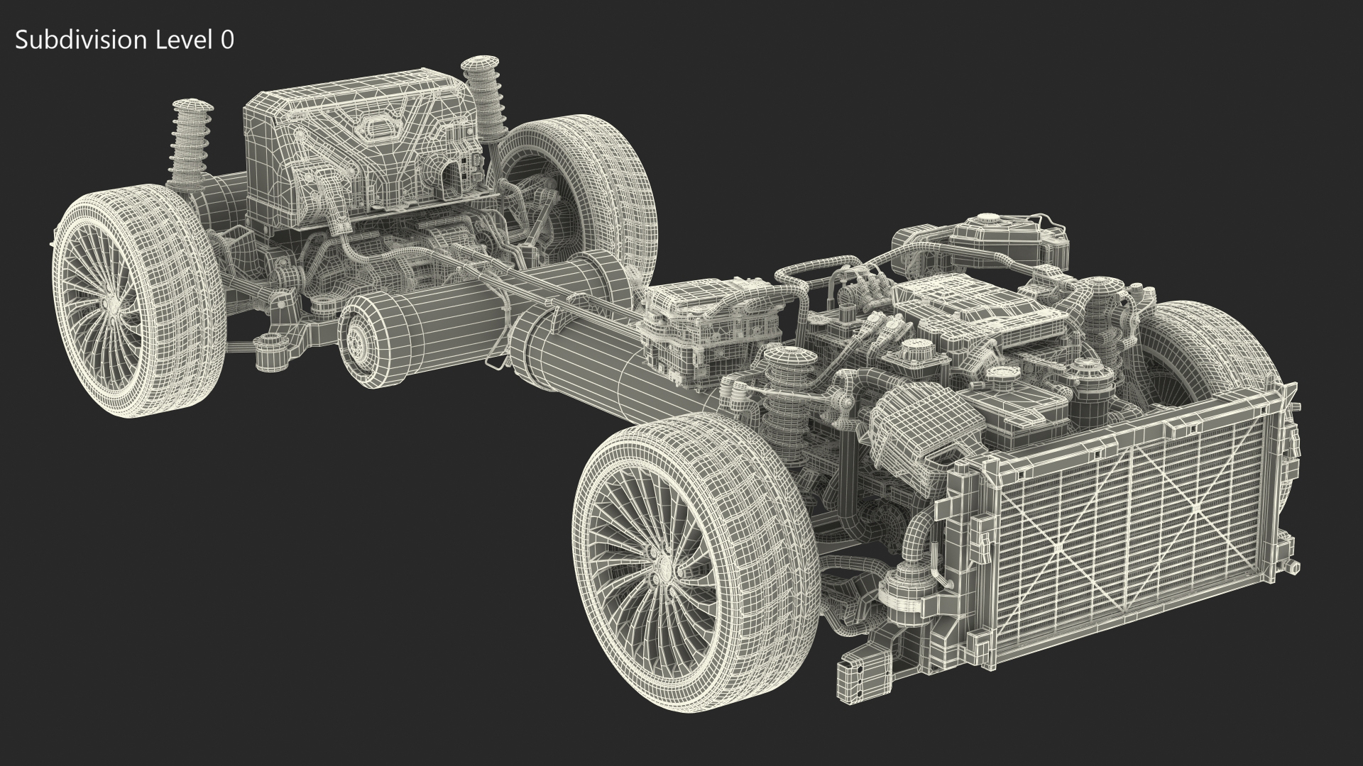 3D Toyota Mirai Hydrogen Fuel Cell System model