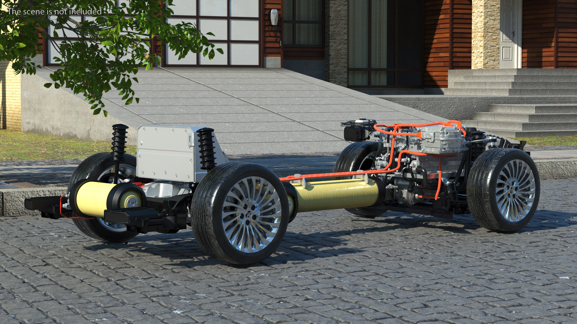 3D Toyota Mirai Hydrogen Fuel Cell System model