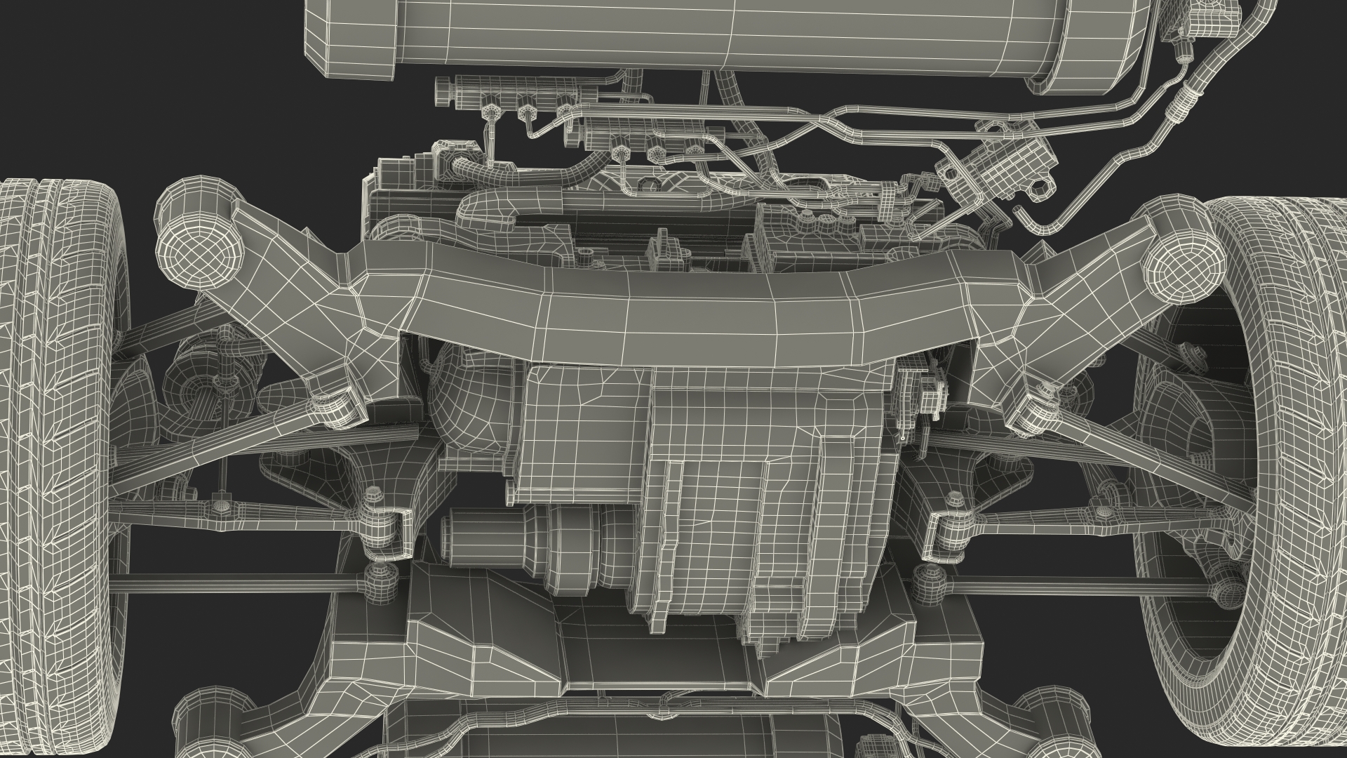 3D Toyota Mirai Hydrogen Fuel Cell System model