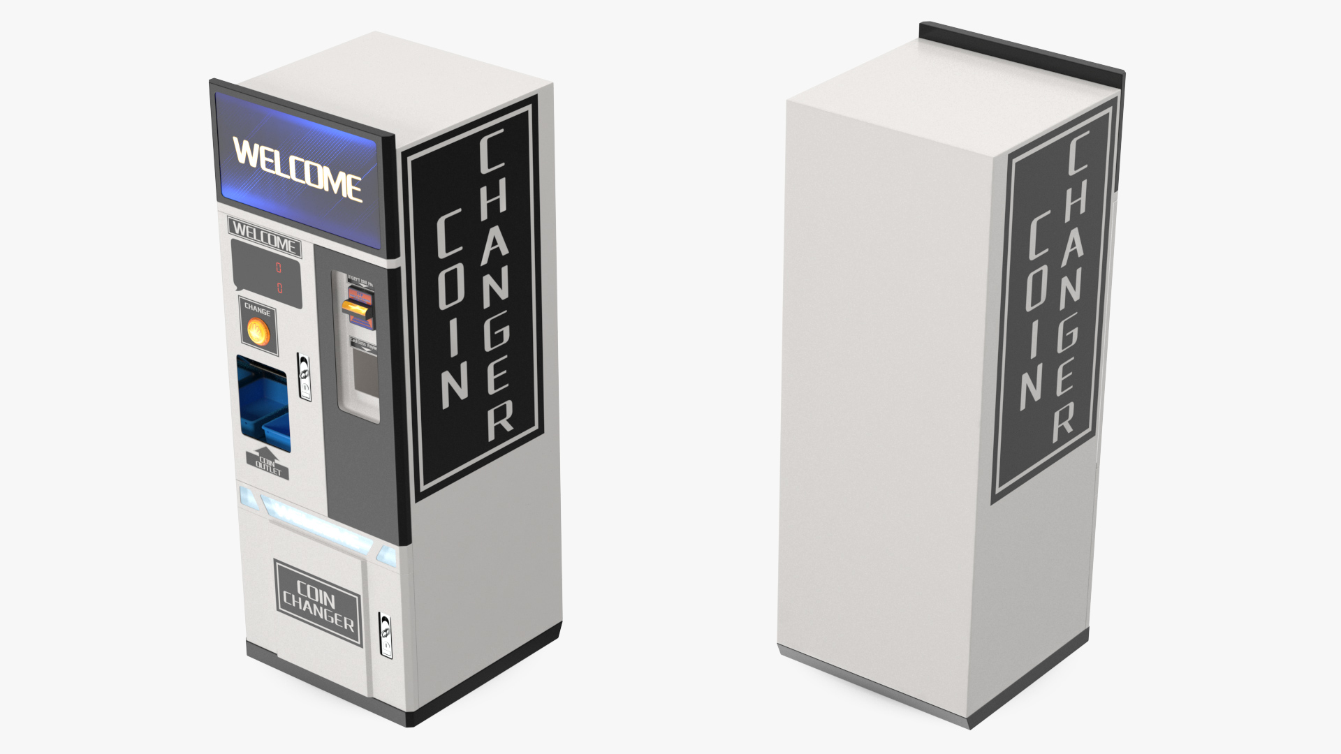 Amusement Park Coin Changer 3D