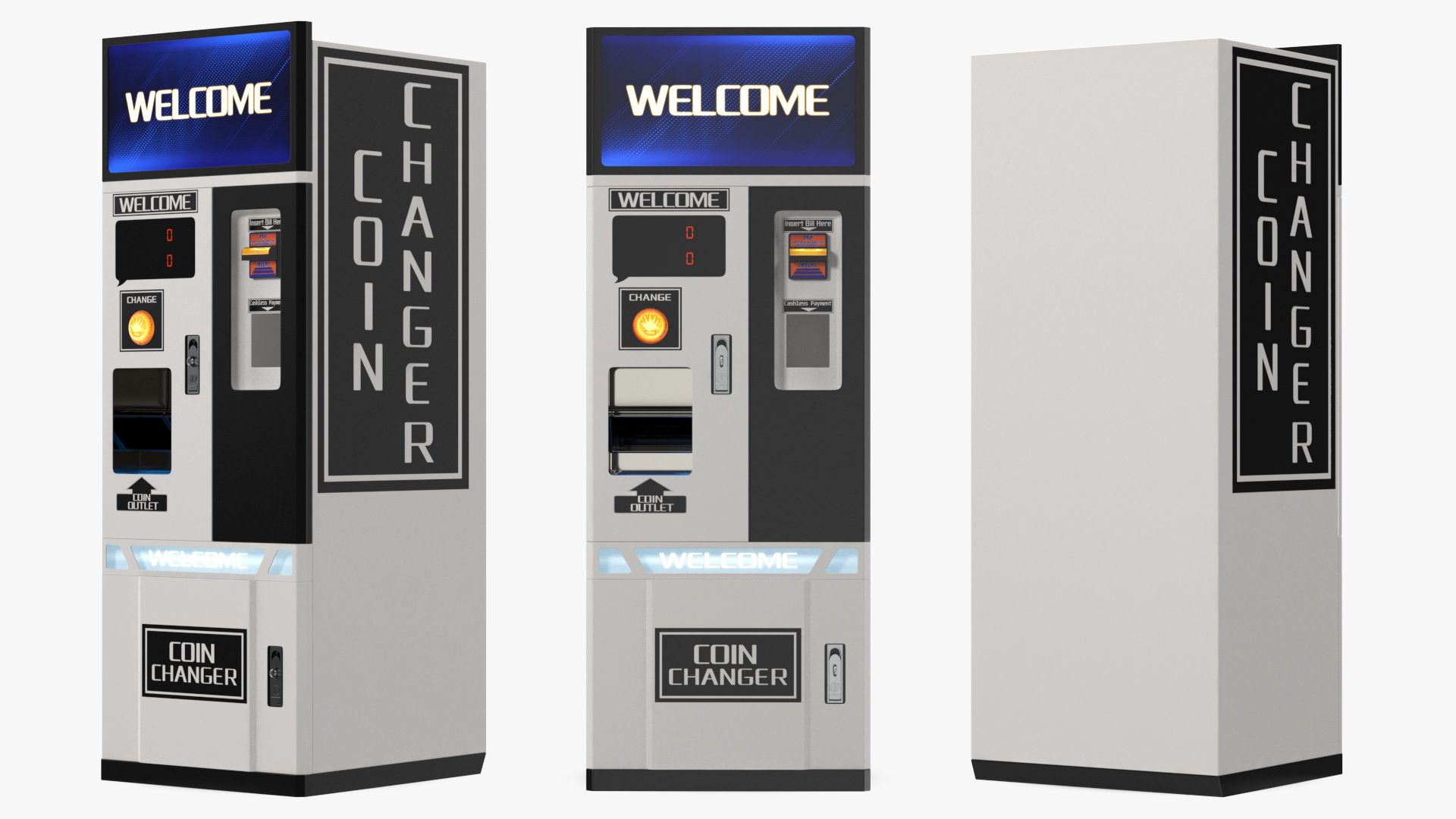 Amusement Park Coin Changer 3D