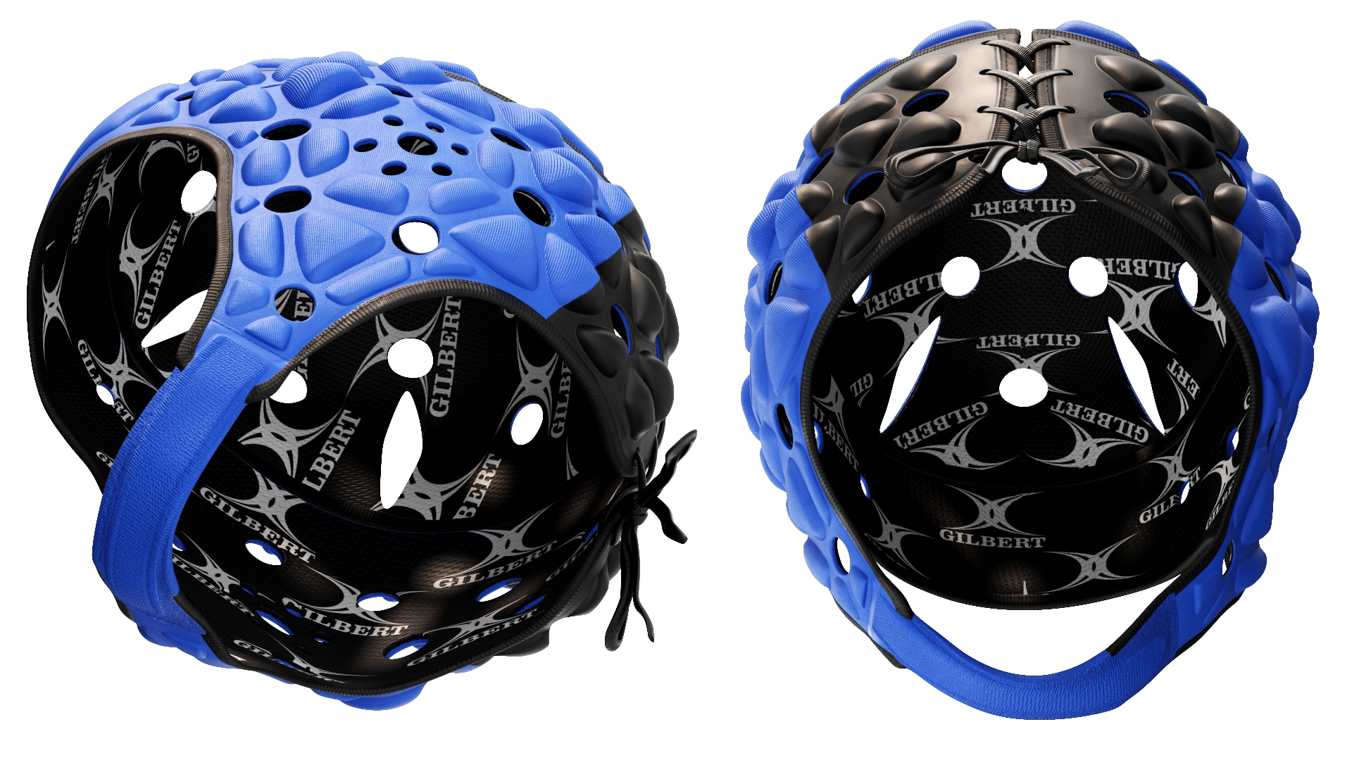 3D Uniform Football Player with Rugby Helmet Headguard A-Pose model