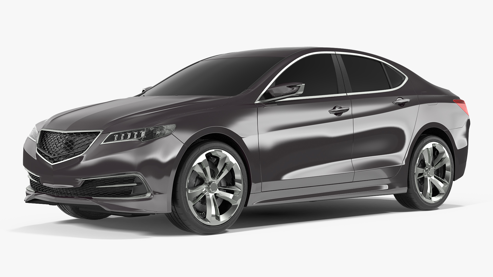 3D Luxury Sedan Generic Simple Interior