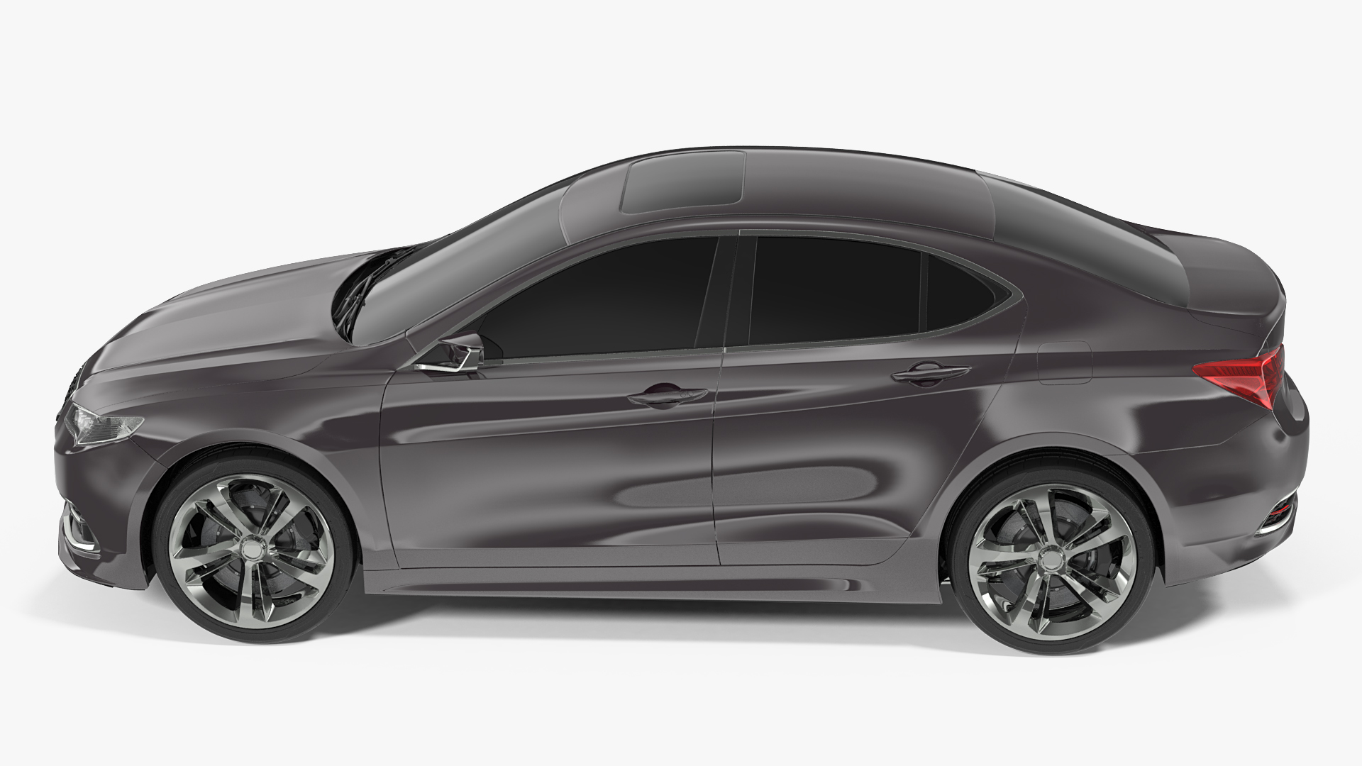 3D Luxury Sedan Generic Simple Interior