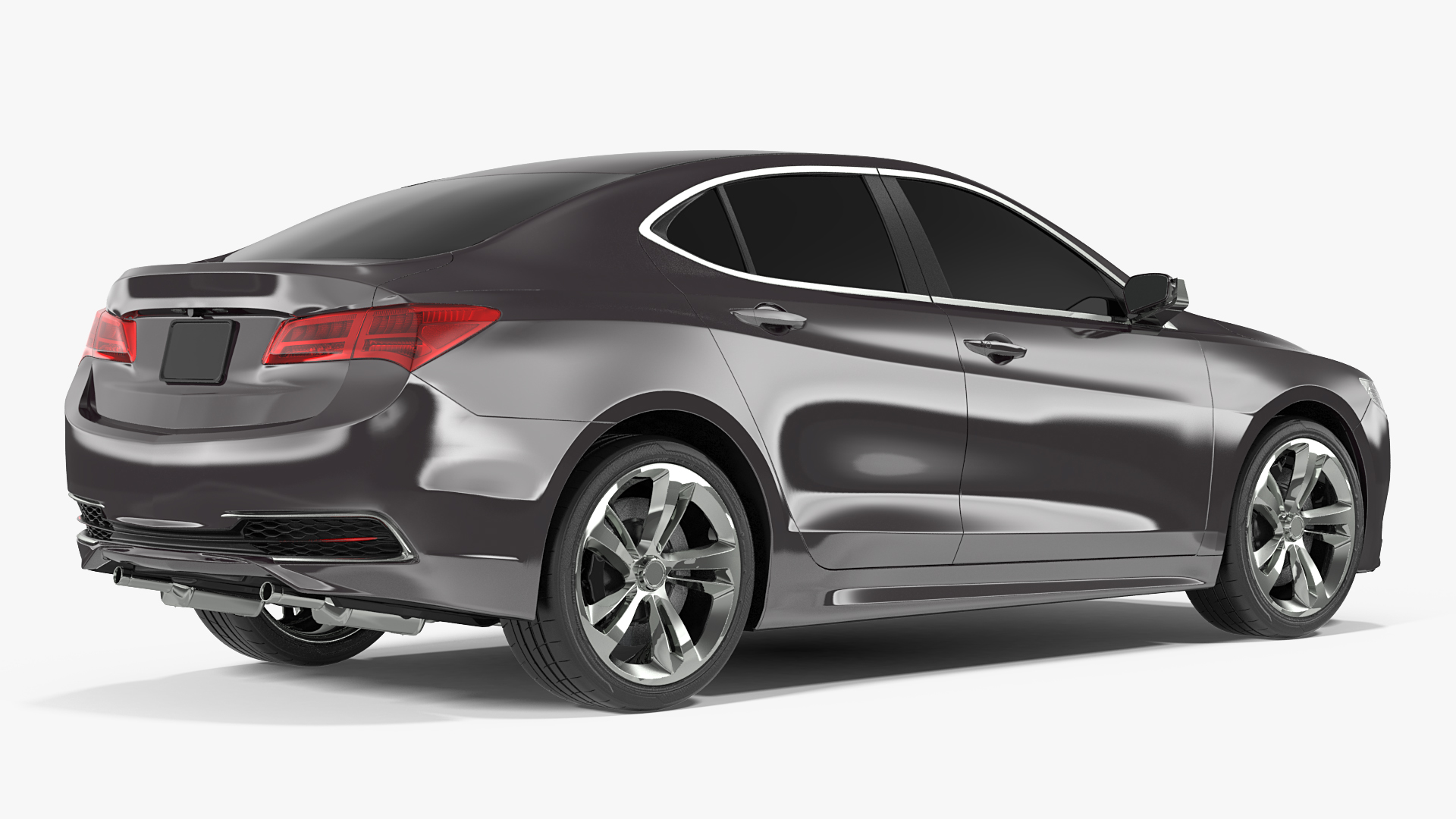 3D Luxury Sedan Generic Simple Interior