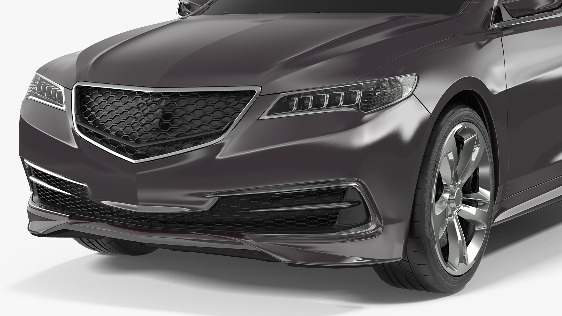 3D Luxury Sedan Generic Simple Interior