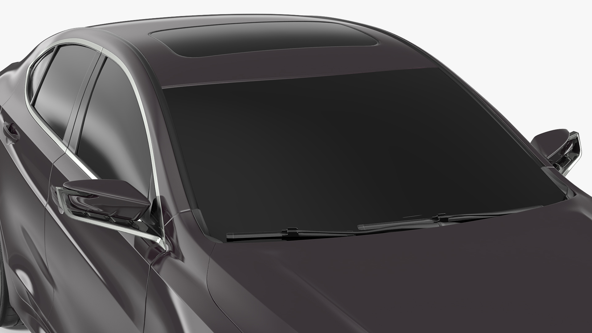 3D Luxury Sedan Generic Simple Interior
