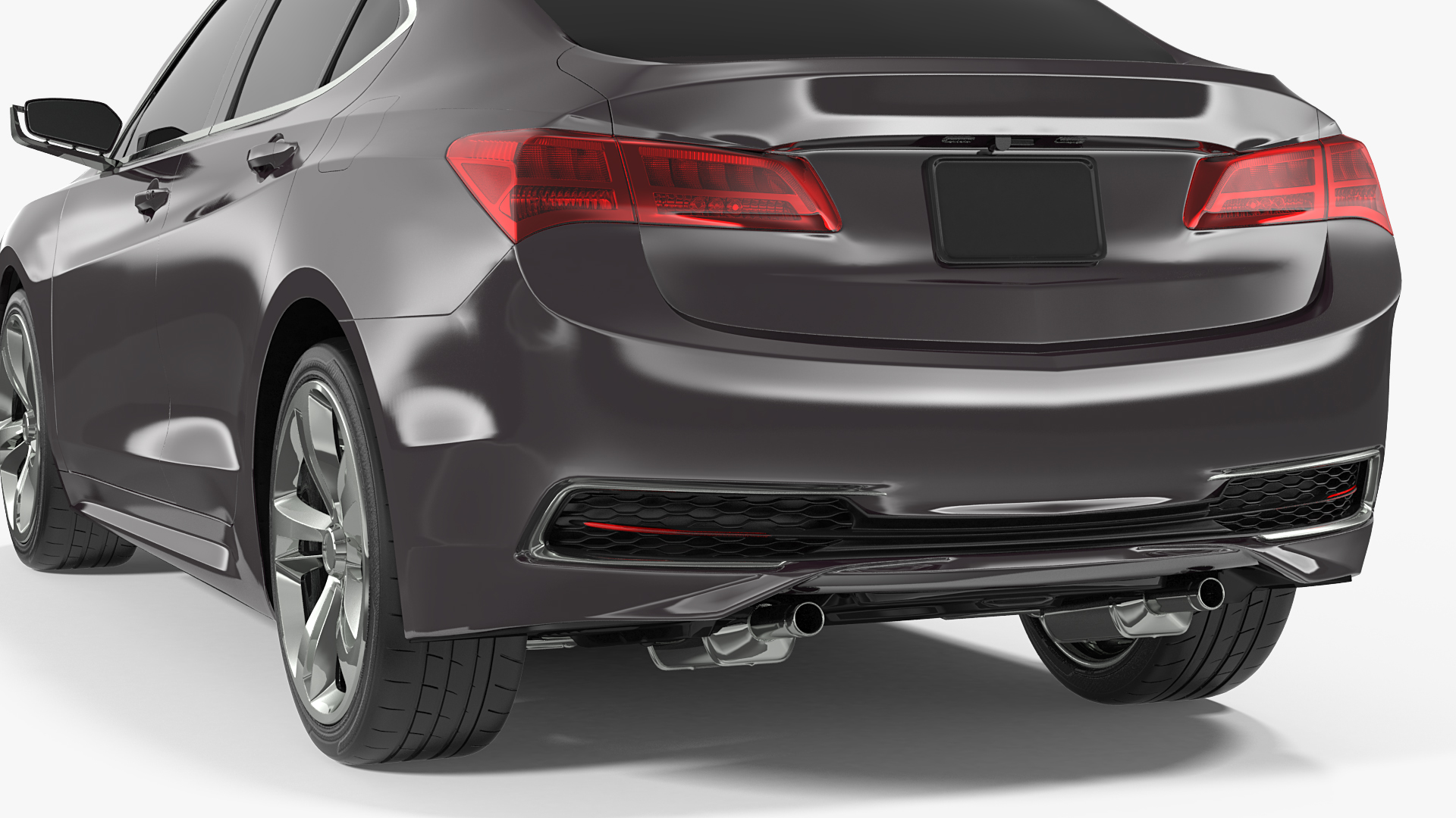 3D Luxury Sedan Generic Simple Interior