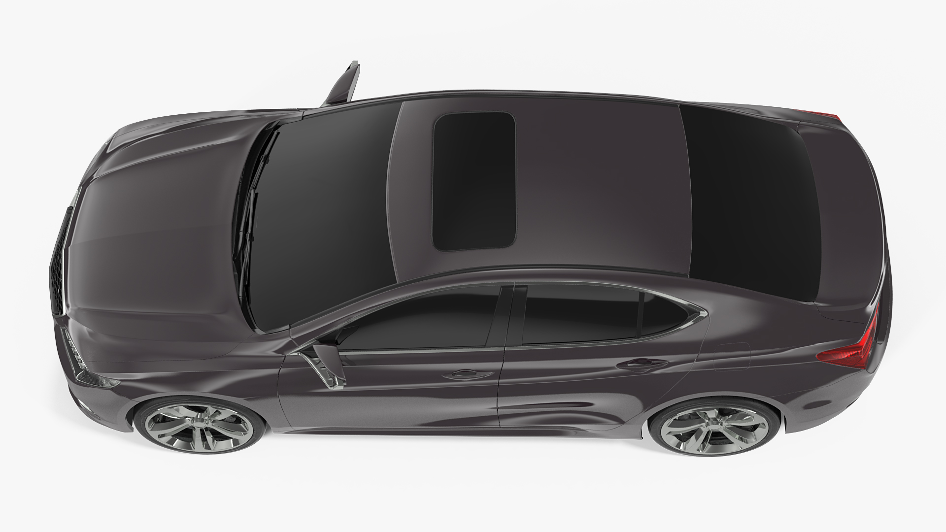 3D Luxury Sedan Generic Simple Interior