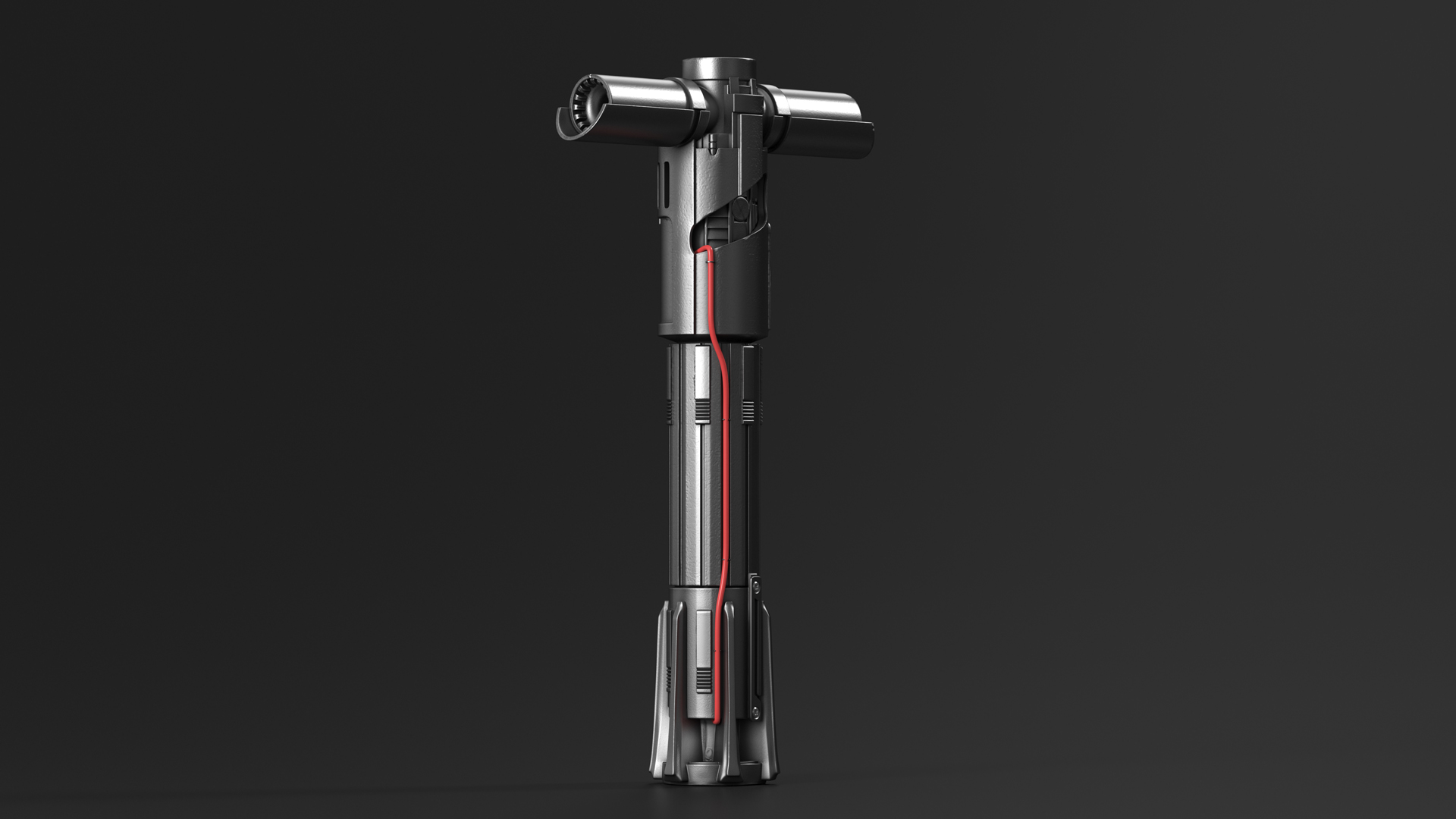 3D model Kylo Rens Crossguard Lightsaber Off
