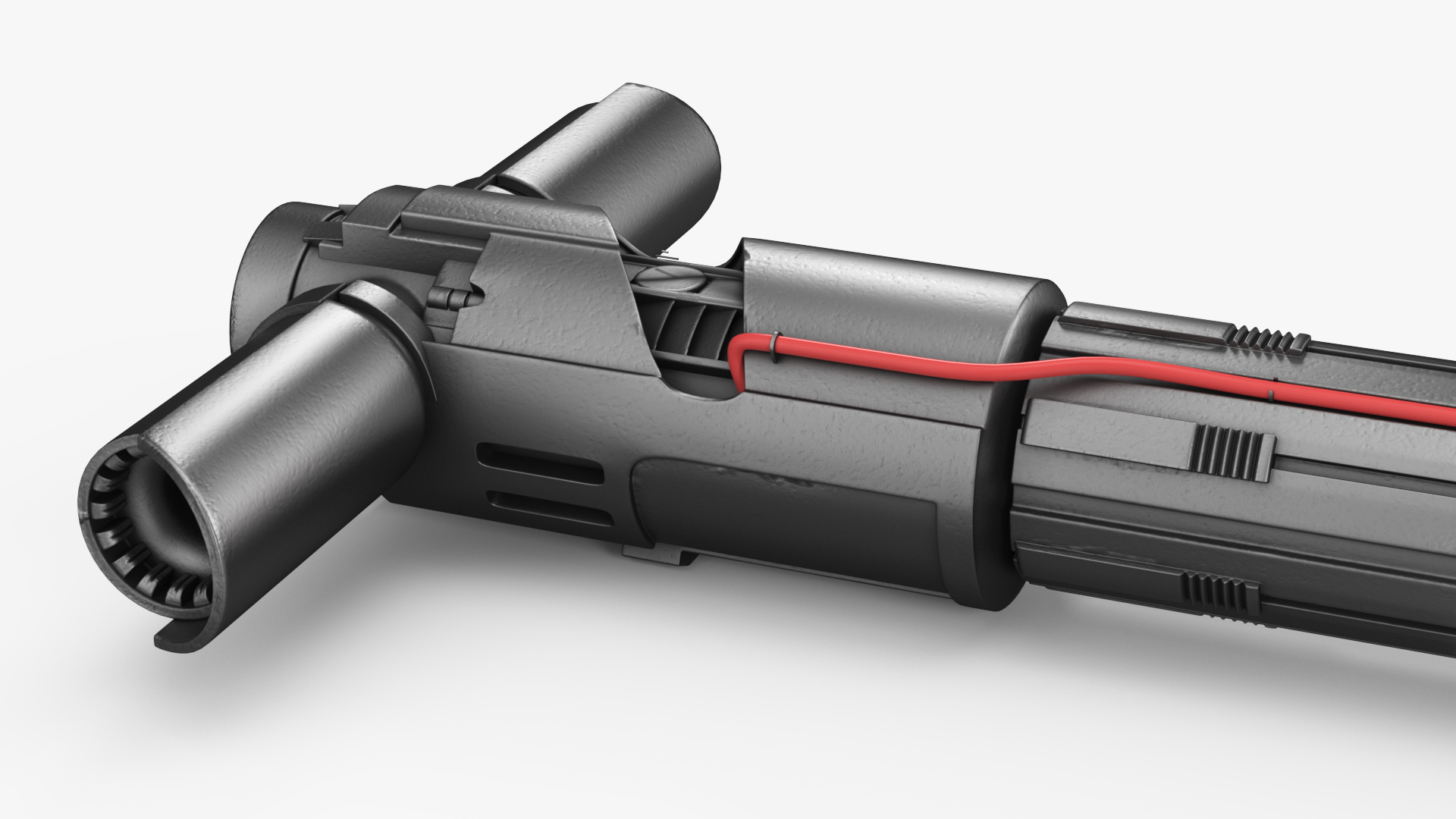 3D model Kylo Rens Crossguard Lightsaber Off