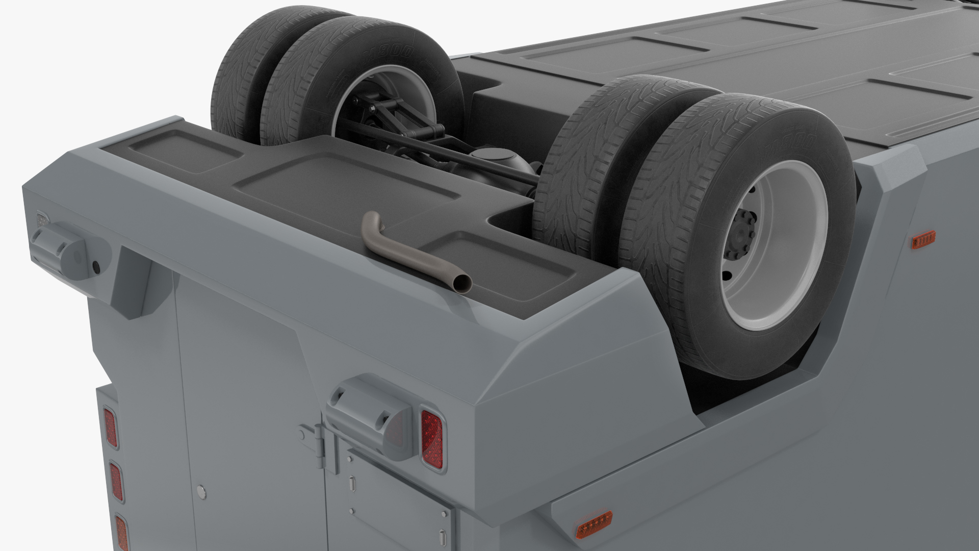 3D Armored Cash Transport Car Rigged model