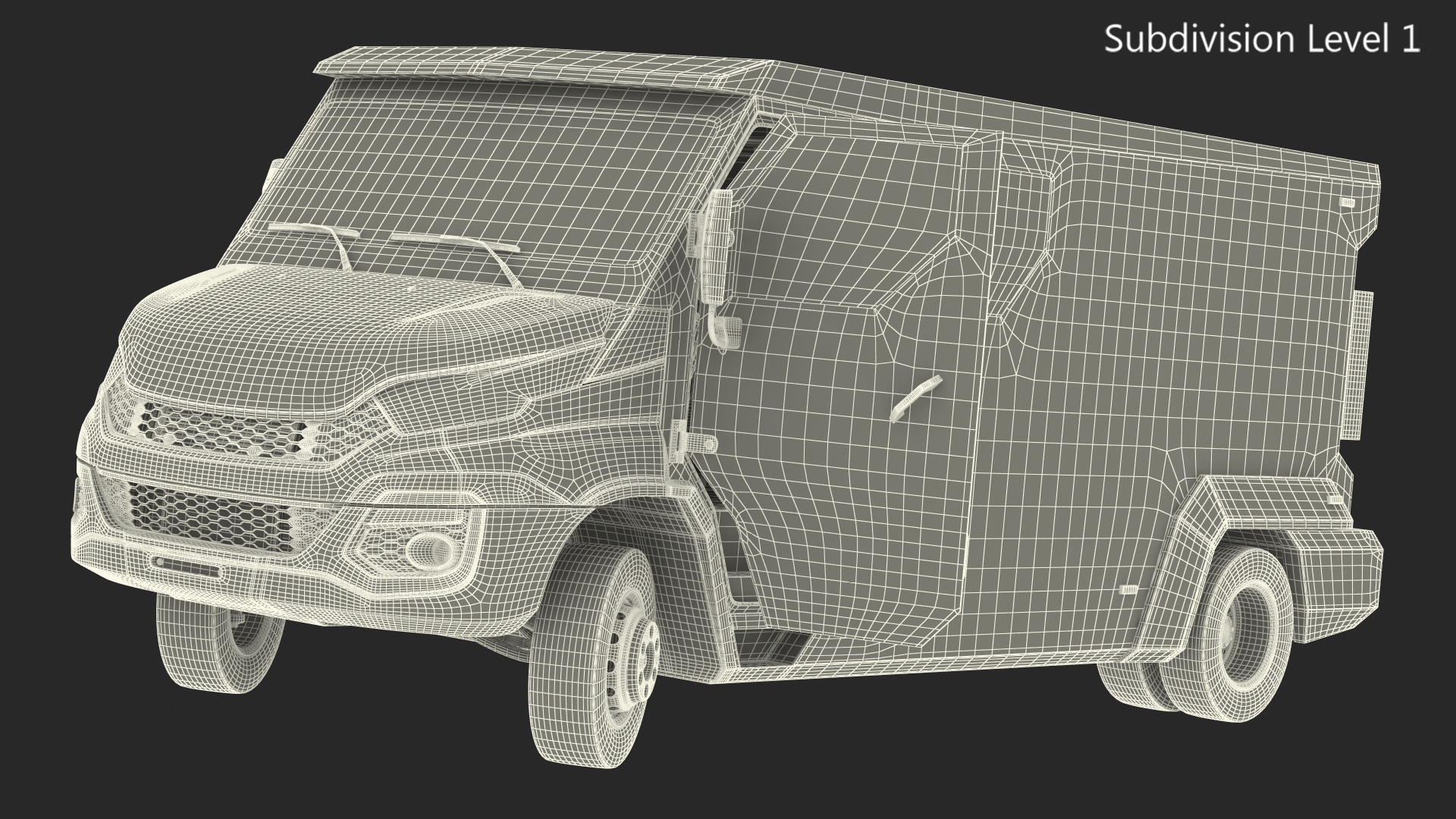3D Armored Cash Transport Car Rigged model