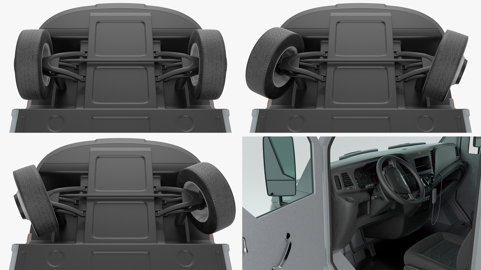 3D Armored Cash Transport Car Rigged model