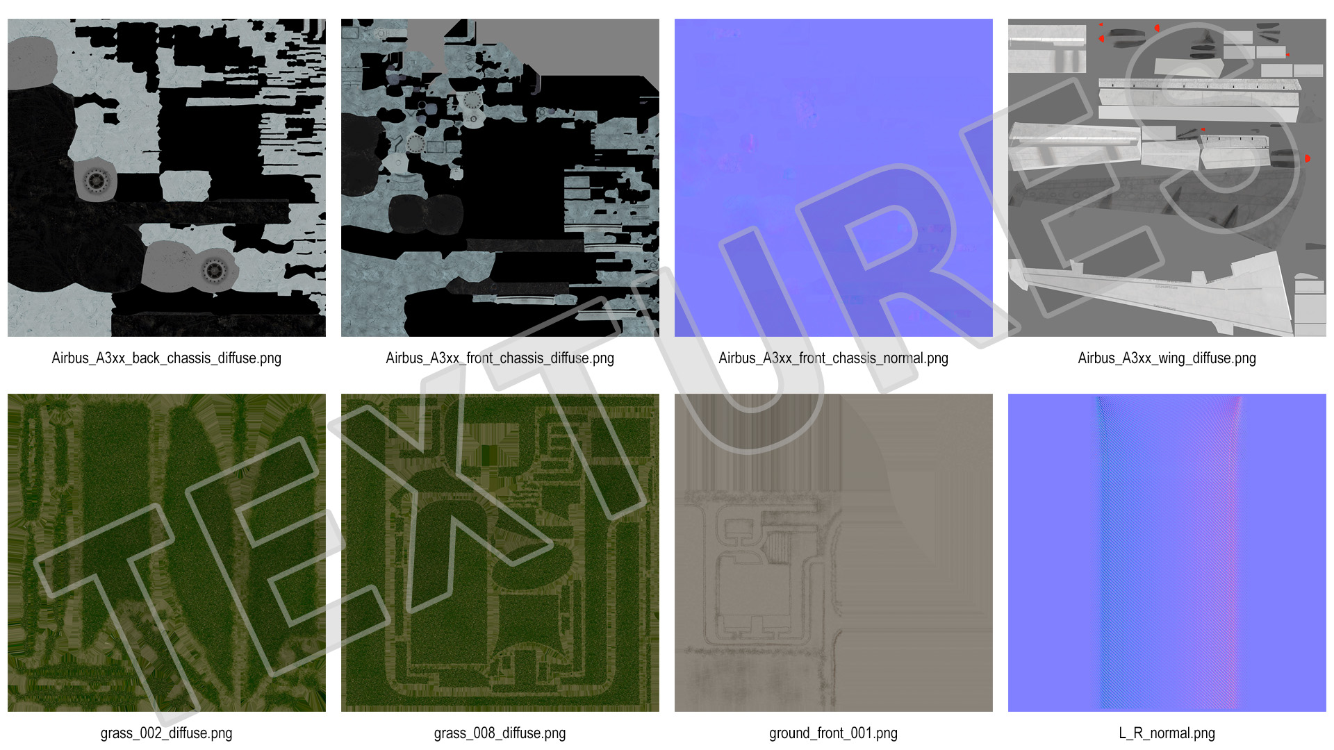 Airport Infrastructure with Aircrafts 3D