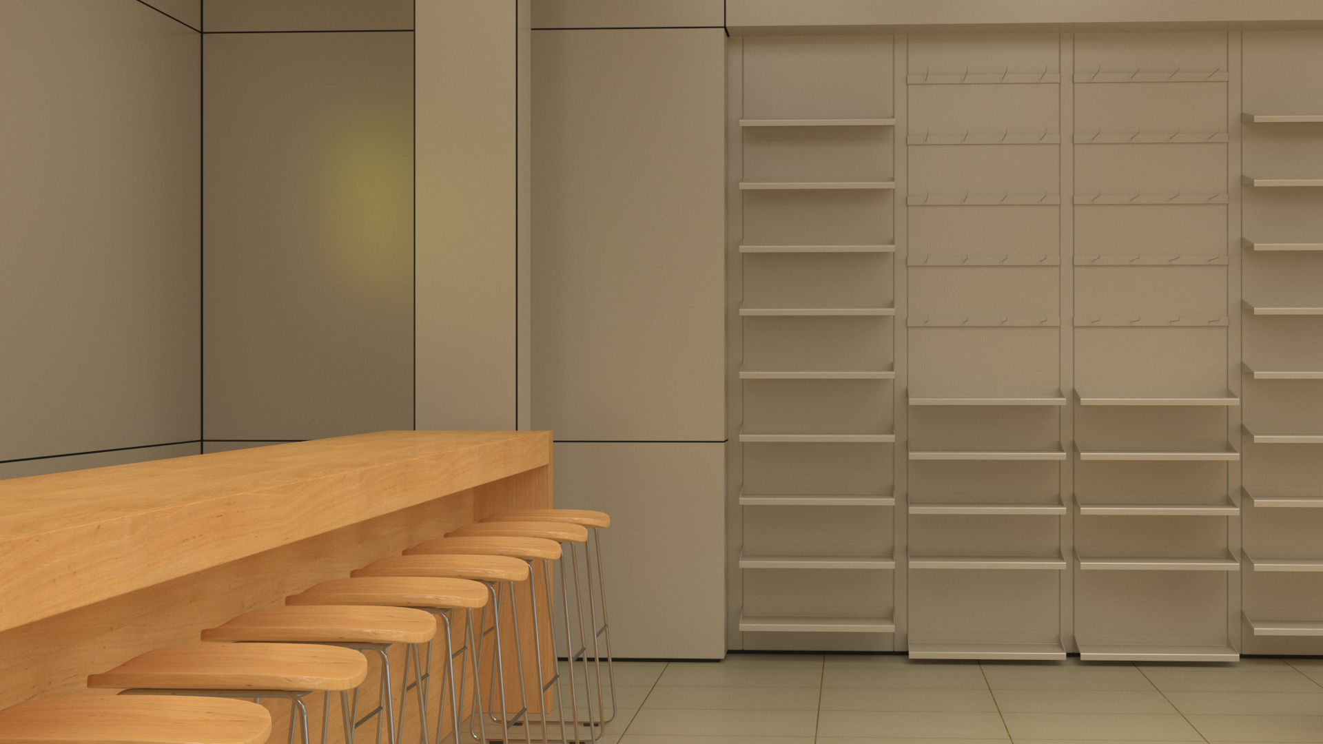 Digital Equipment Store Interior 3D