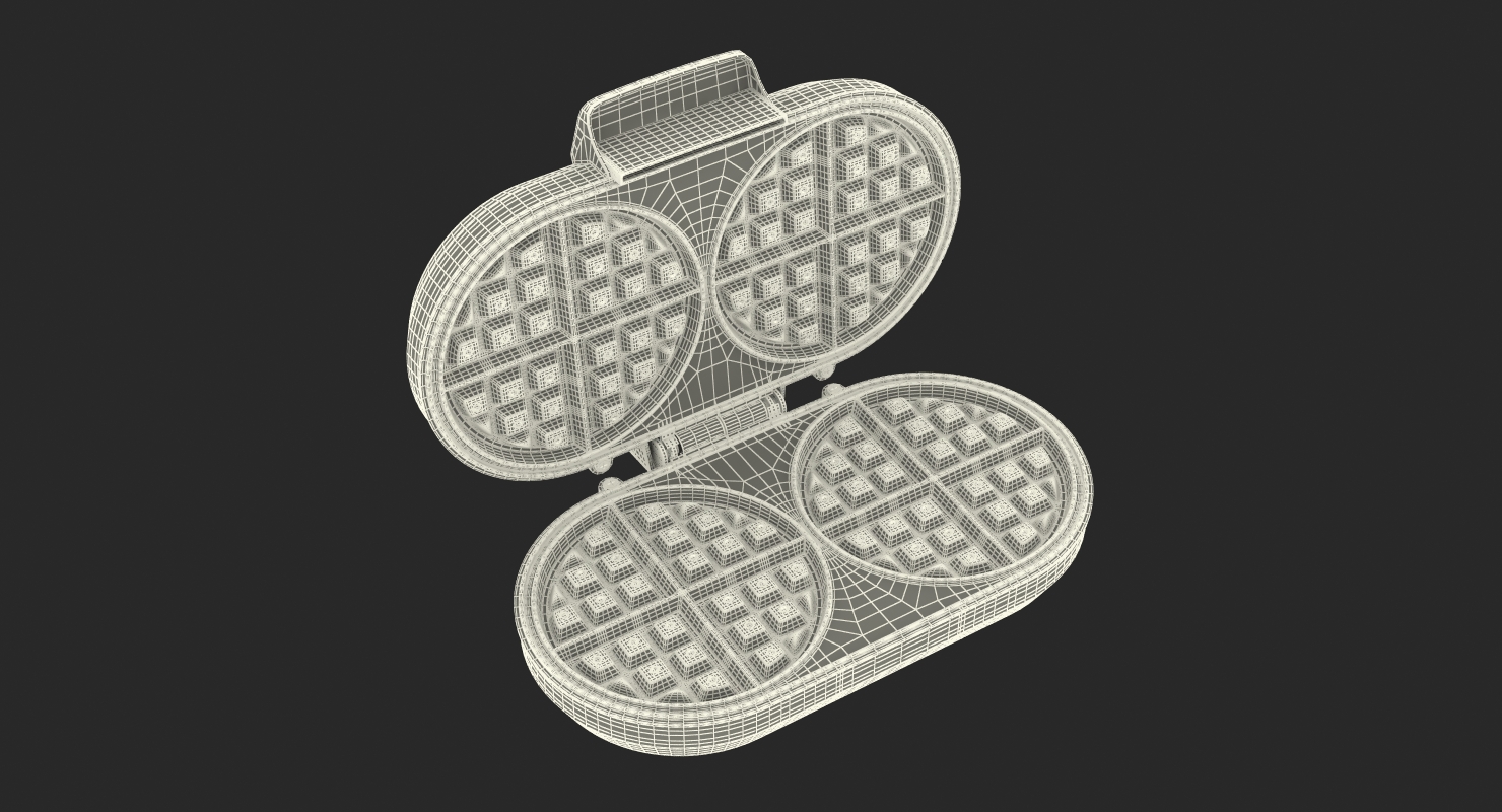 Double Waffle Maker 3D model