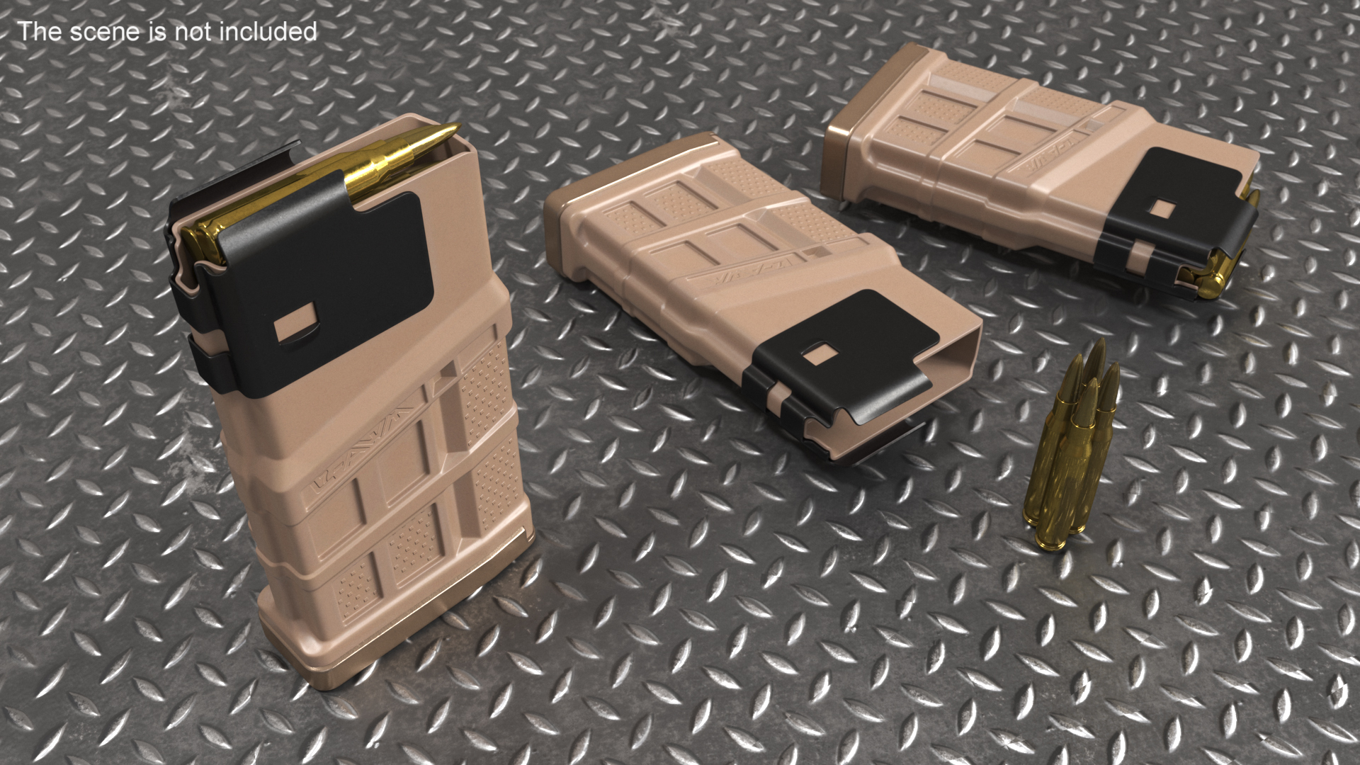 7.62x51 Round Magazine 3D
