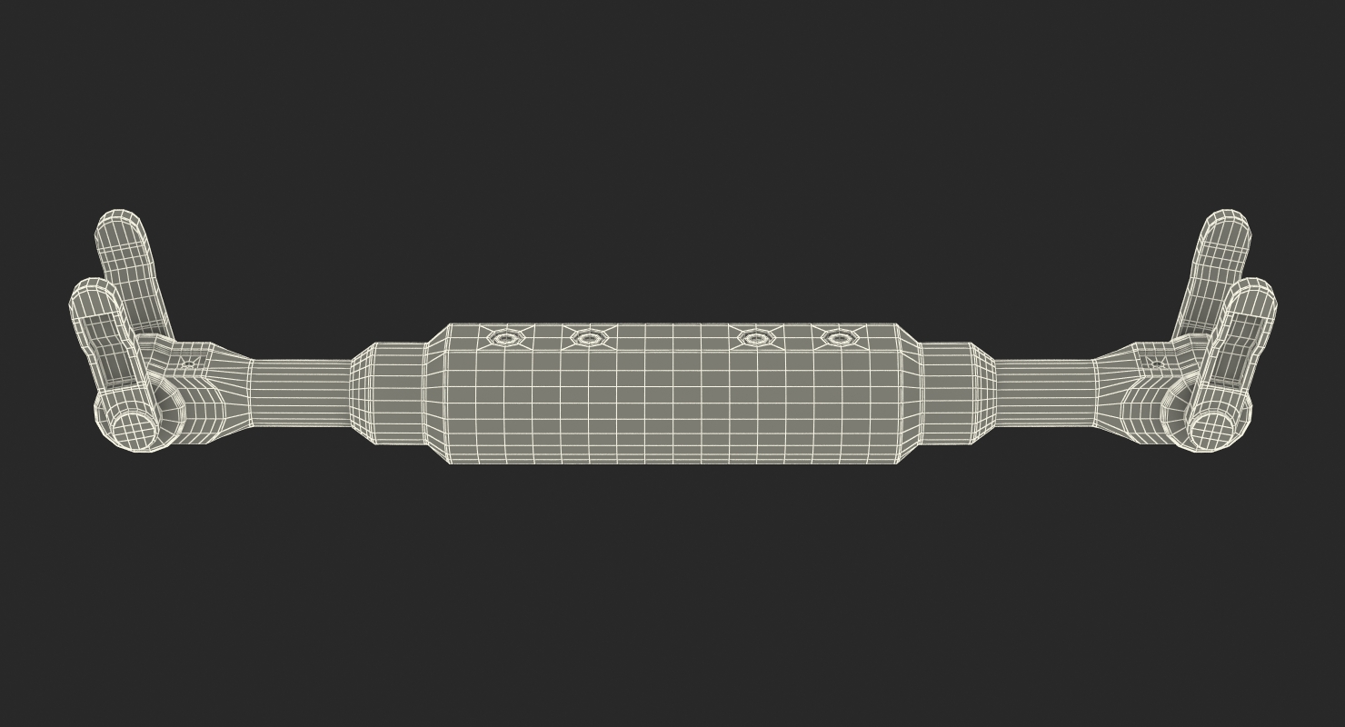 Sci Fi Anodized Piston 4 3D model