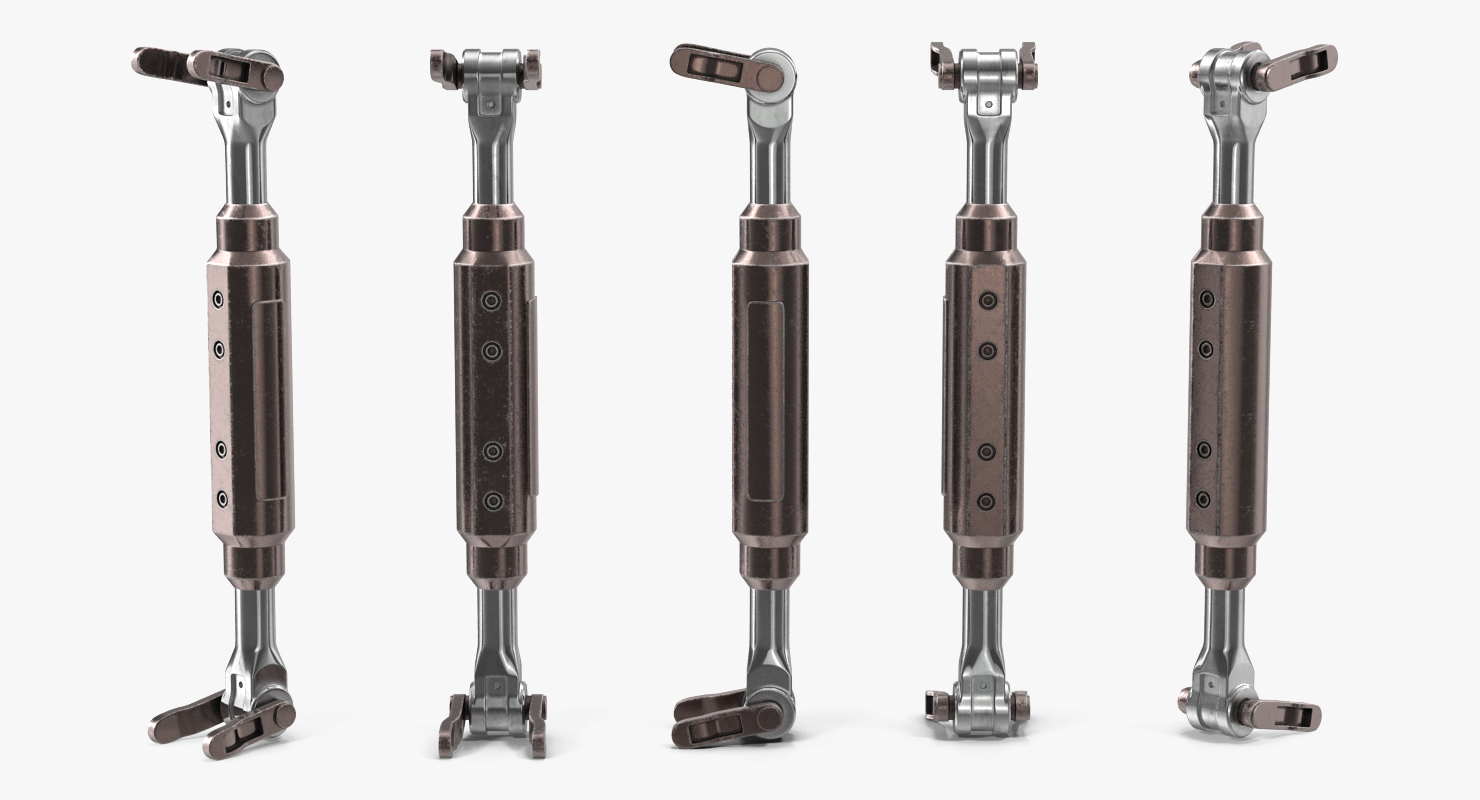 Sci Fi Anodized Piston 4 3D model