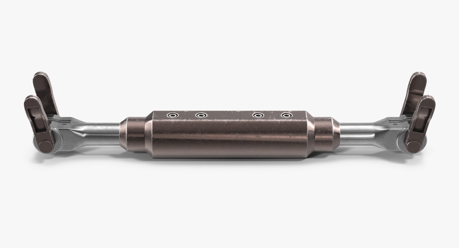 Sci Fi Anodized Piston 4 3D model