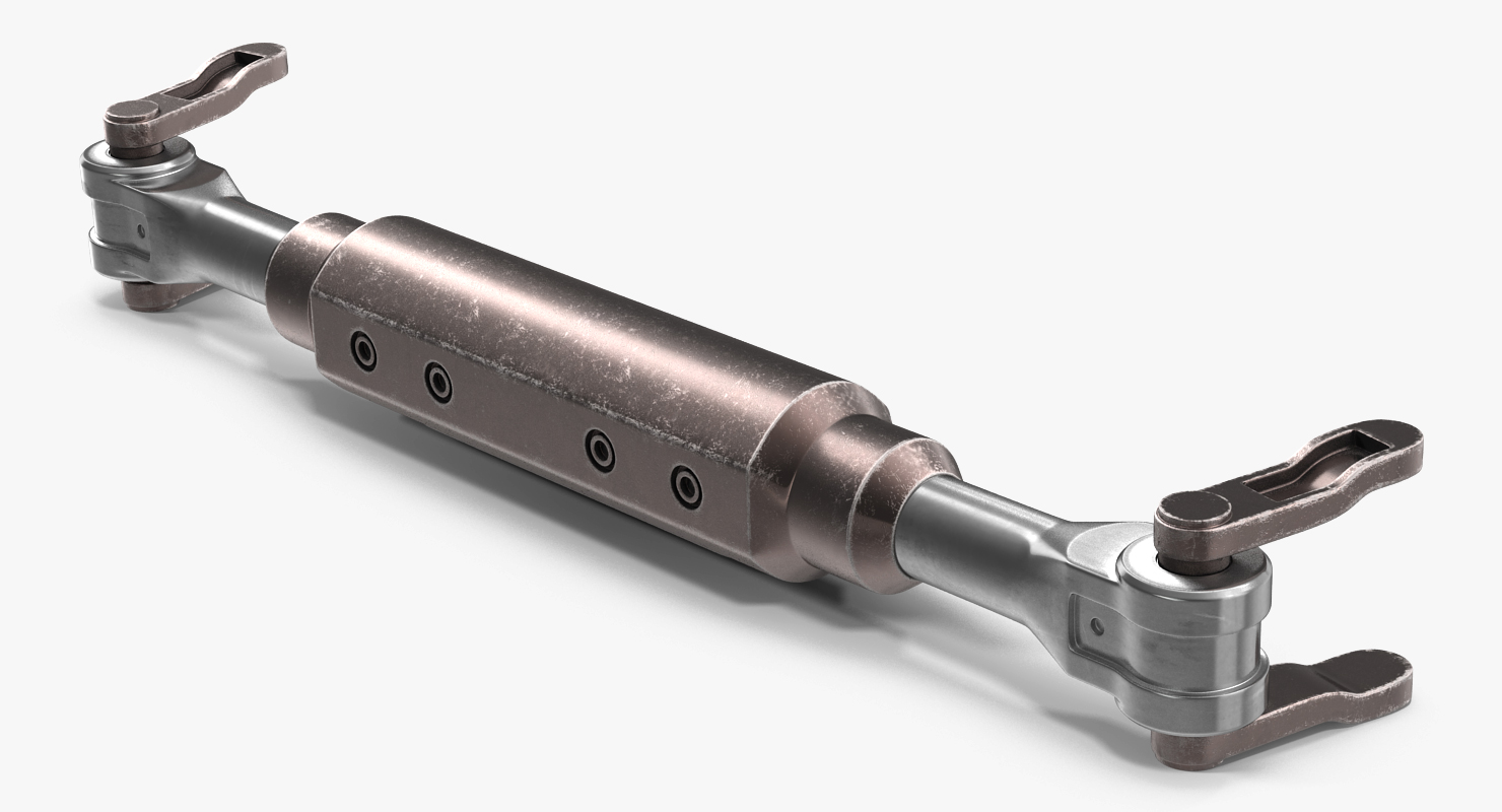 Sci Fi Anodized Piston 4 3D model