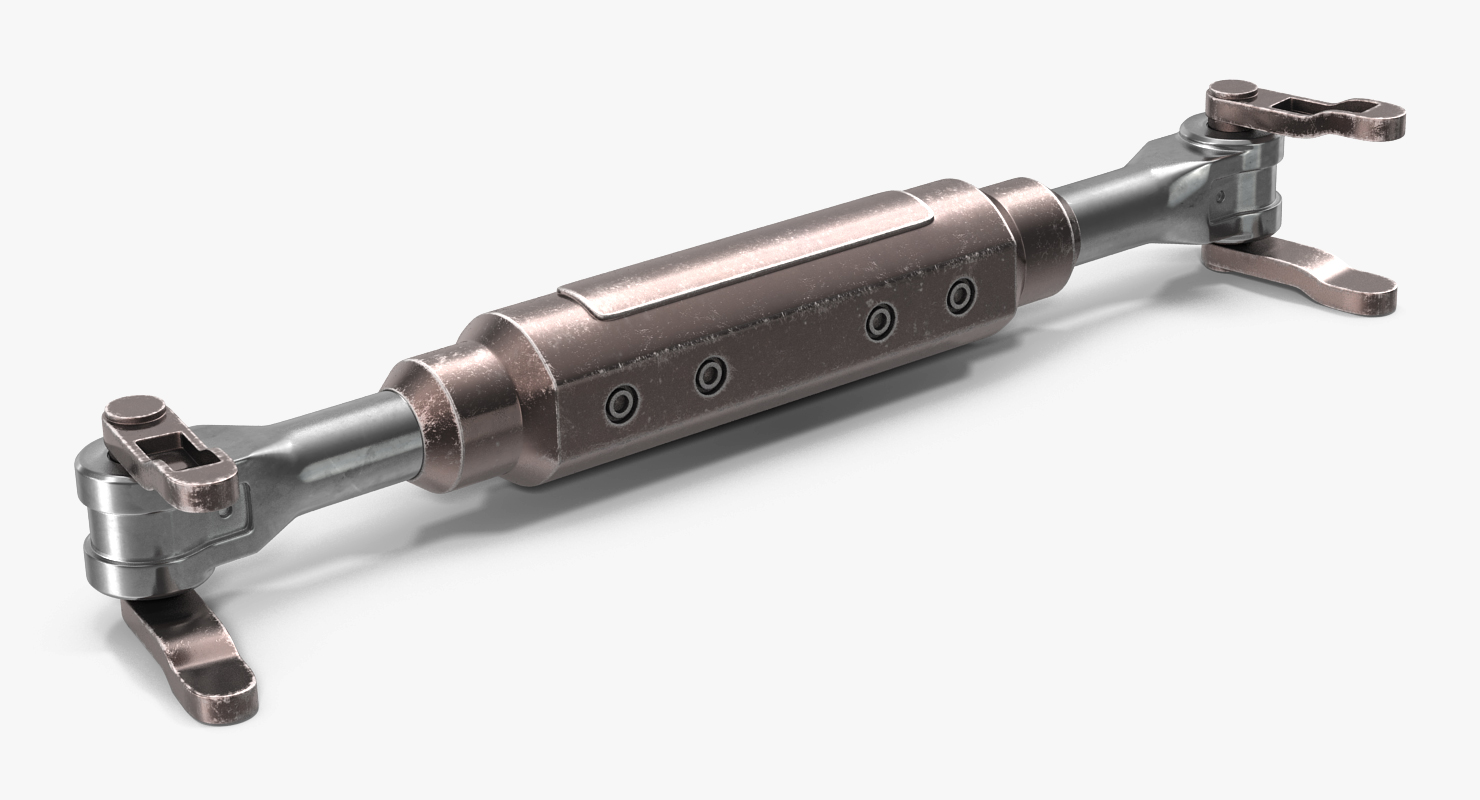 Sci Fi Anodized Piston 4 3D model