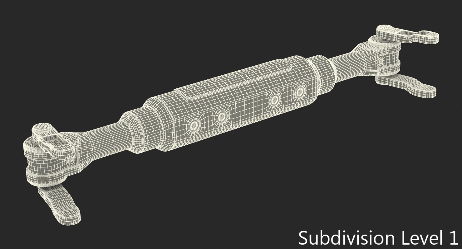 Sci Fi Anodized Piston 4 3D model