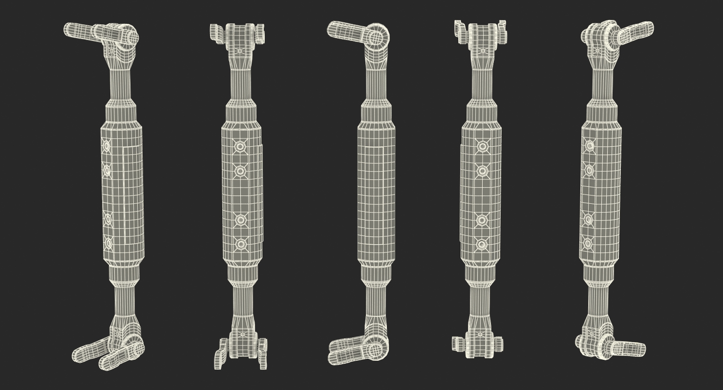 Sci Fi Anodized Piston 4 3D model
