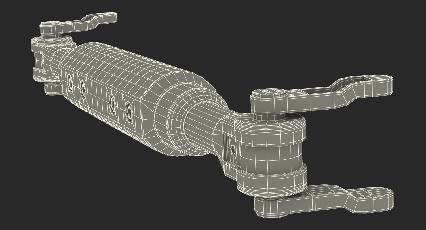 Sci Fi Anodized Piston 4 3D model