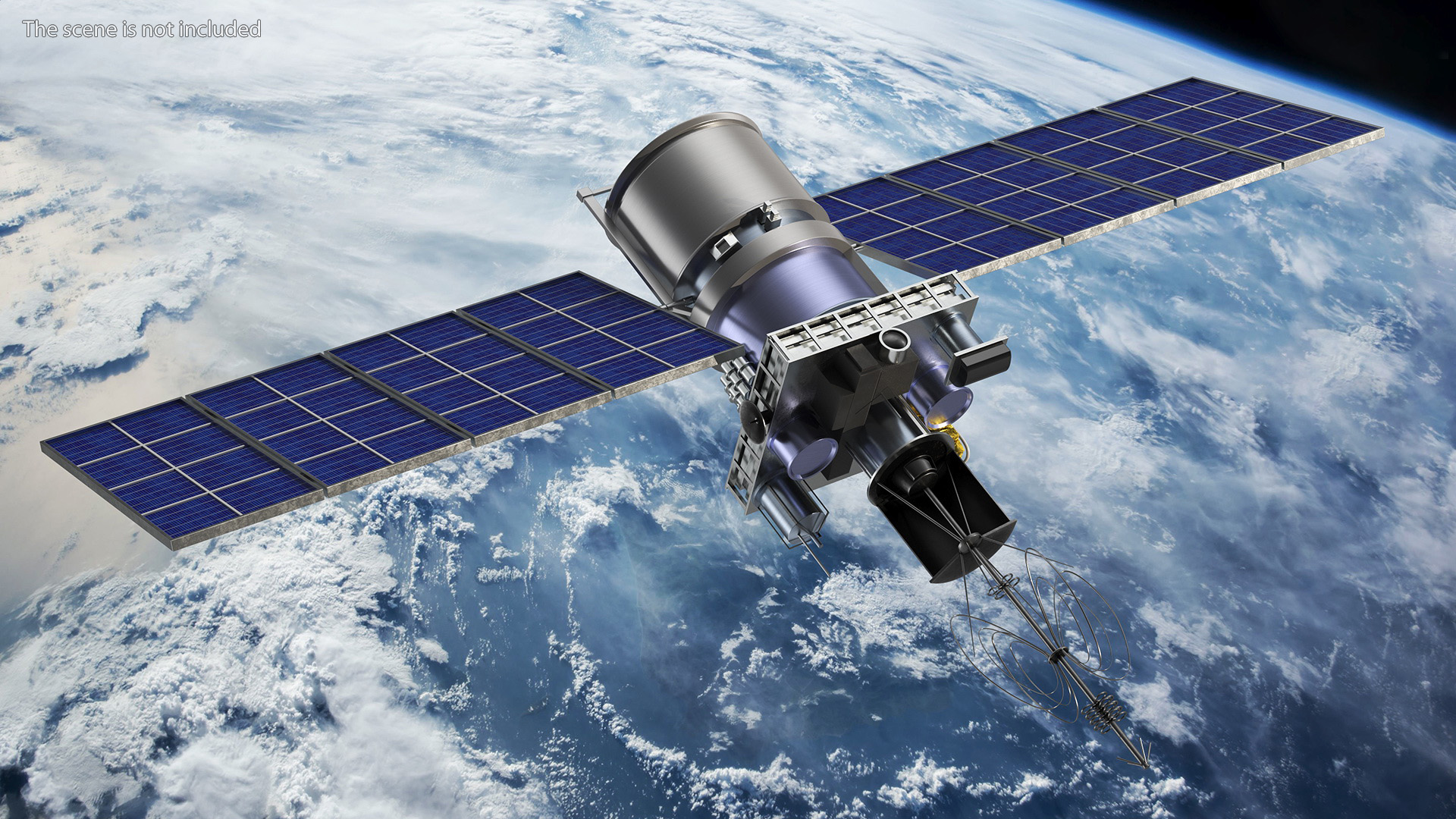 Meteor 3M Weather Observation Satellite 3D model