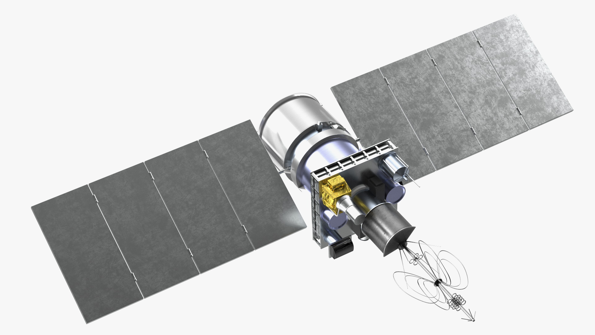Meteor 3M Weather Observation Satellite 3D model