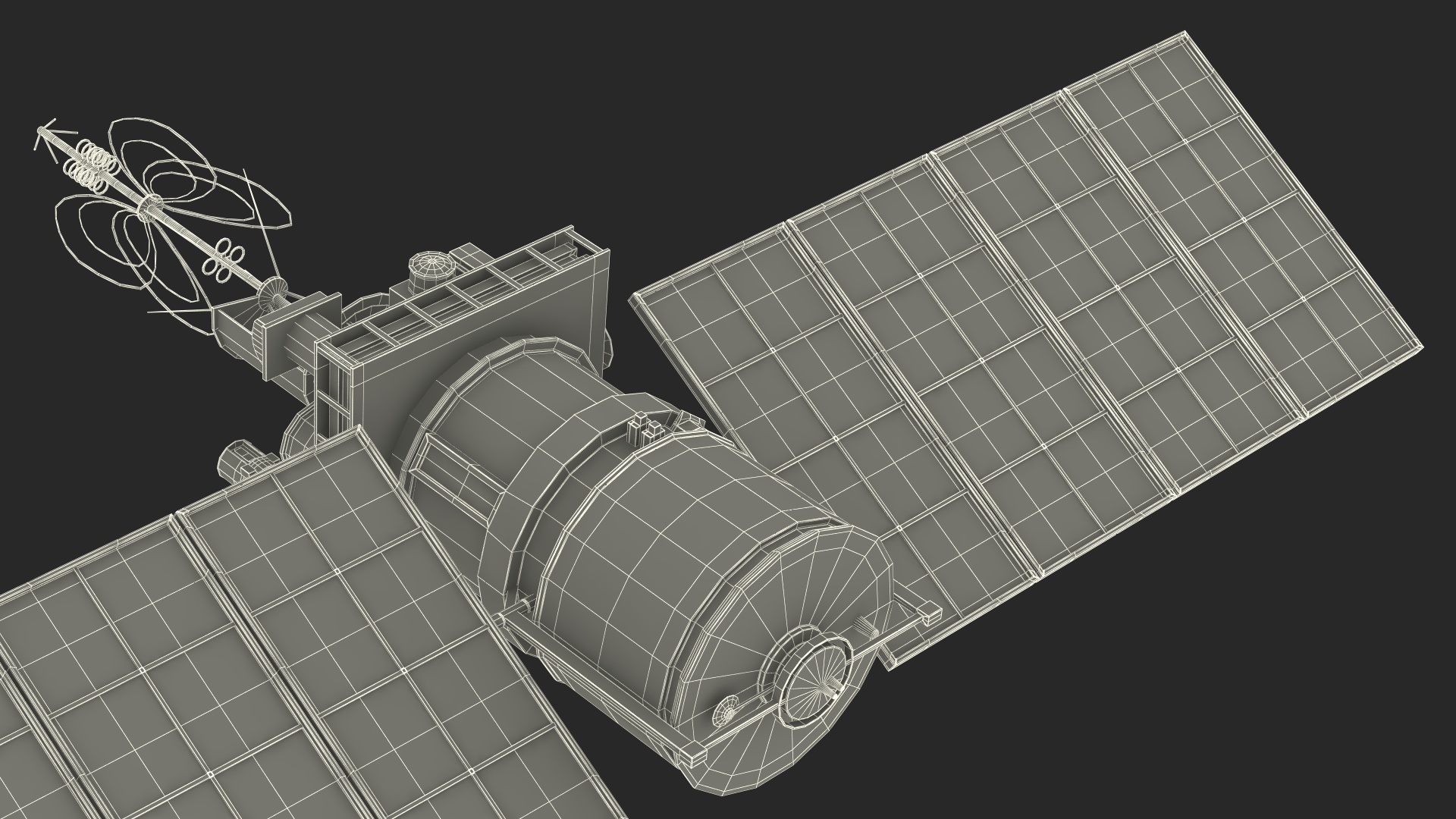 Meteor 3M Weather Observation Satellite 3D model
